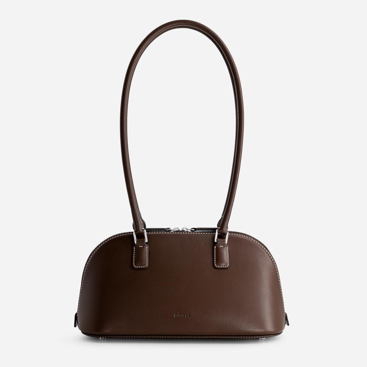12 Canoe leather bag in Espresso