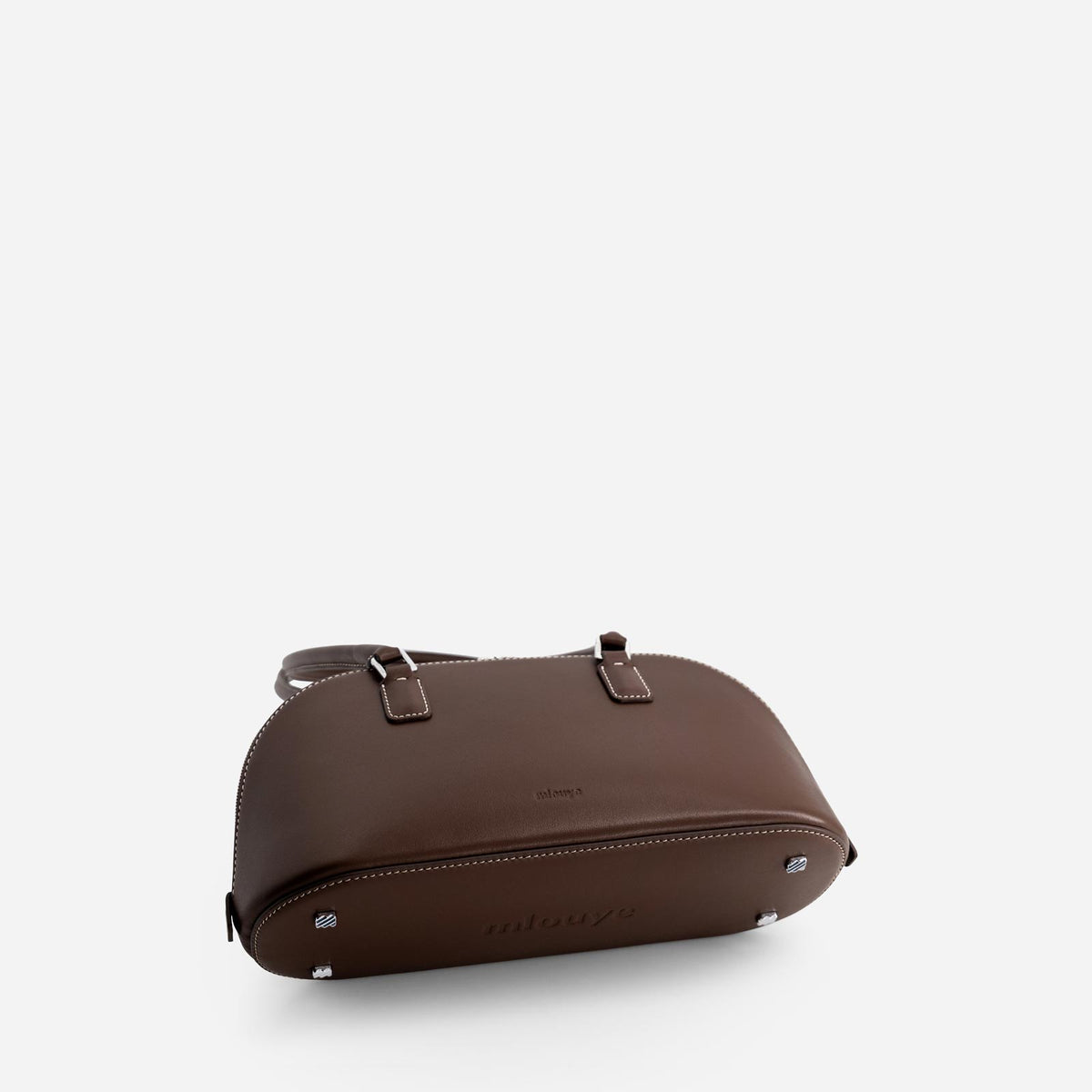 12 Canoe leather bag in Espresso