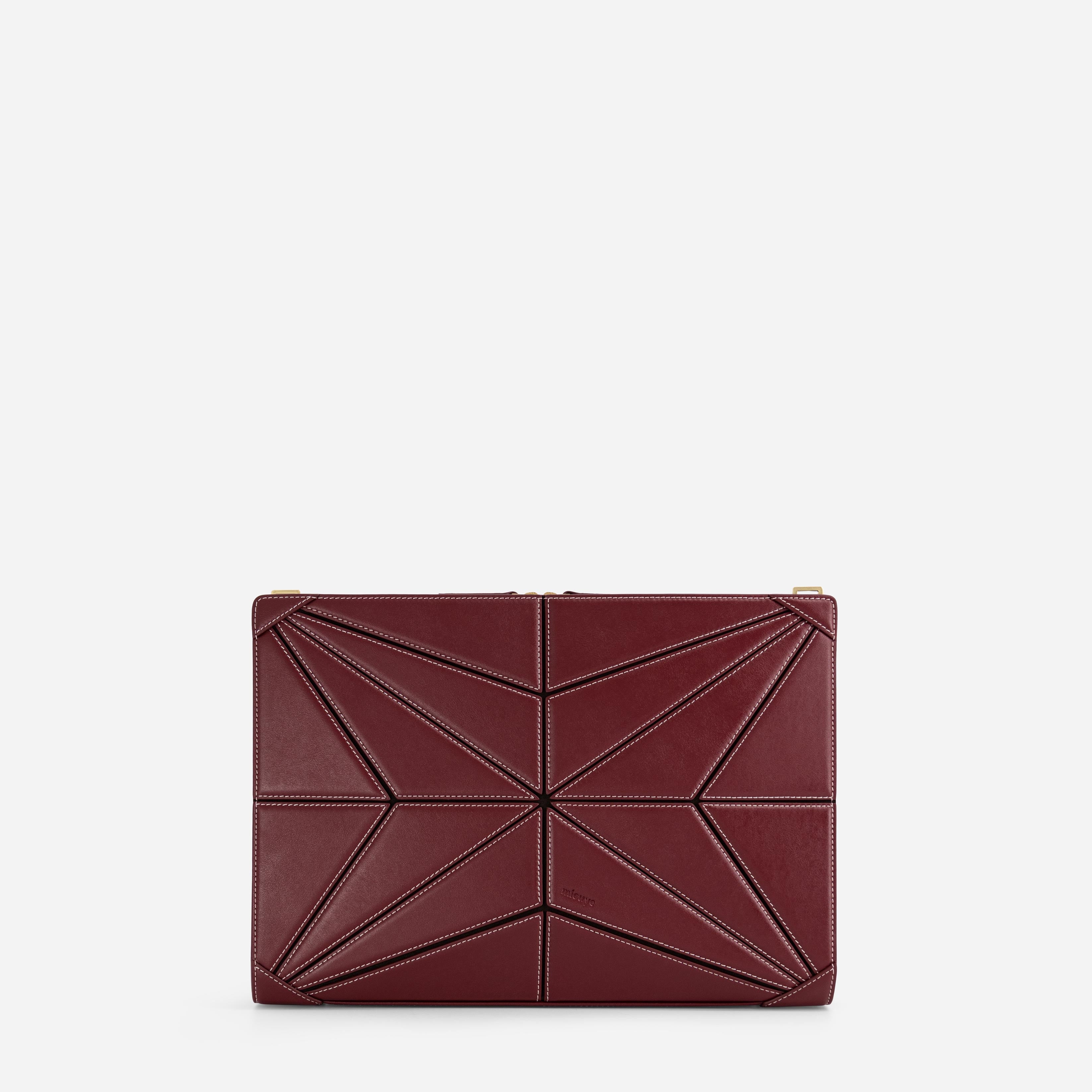 Atlas Clutch - Bordeaux