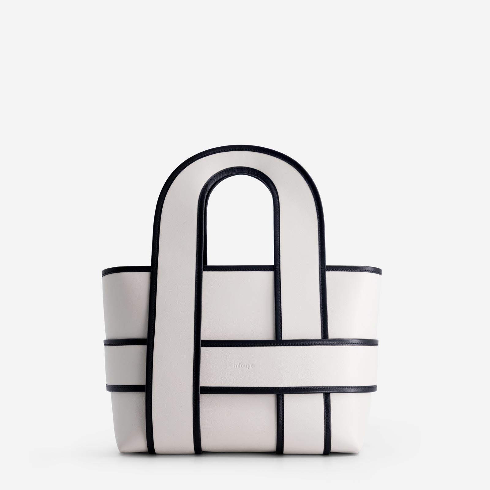 Checker Tote - Off White