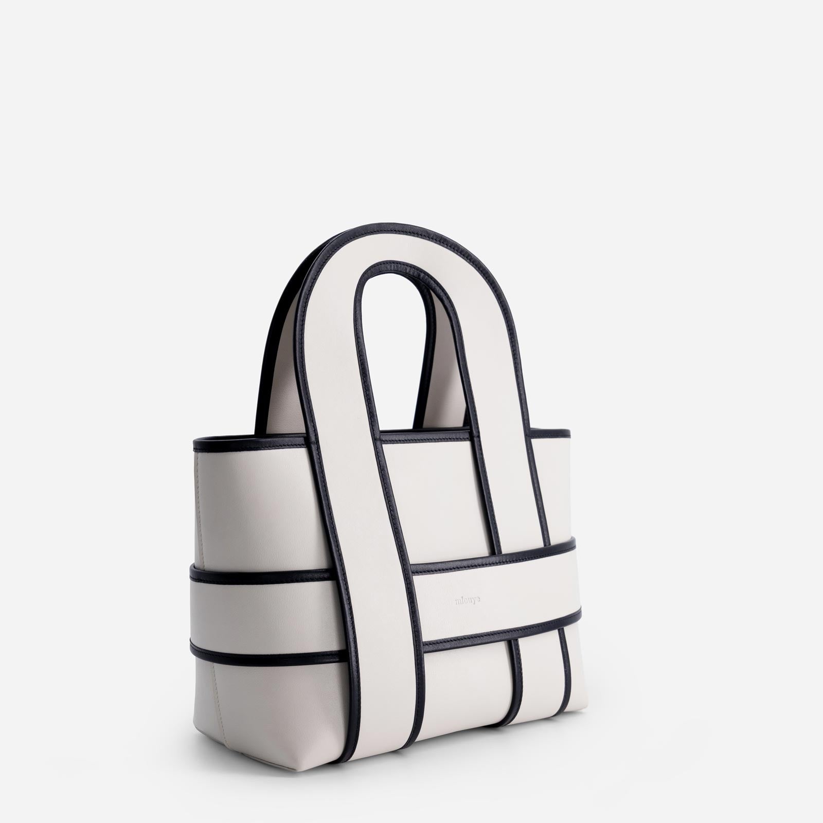 Checker Tote - Off White