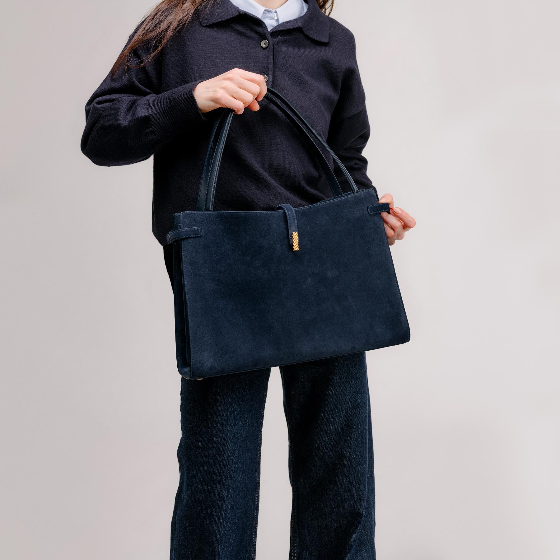 Isla Tote - Suede Moss