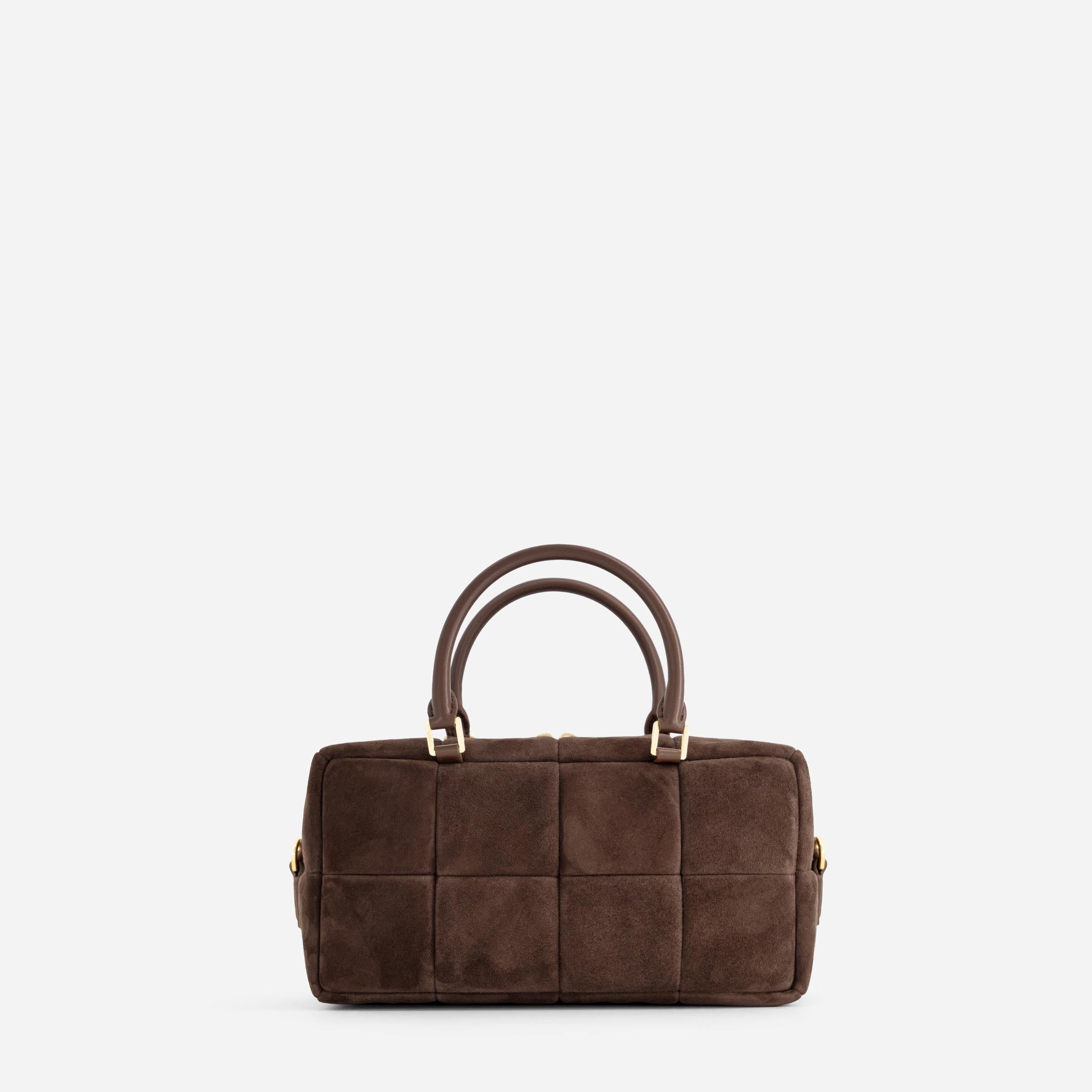 Grid - Suede Espresso