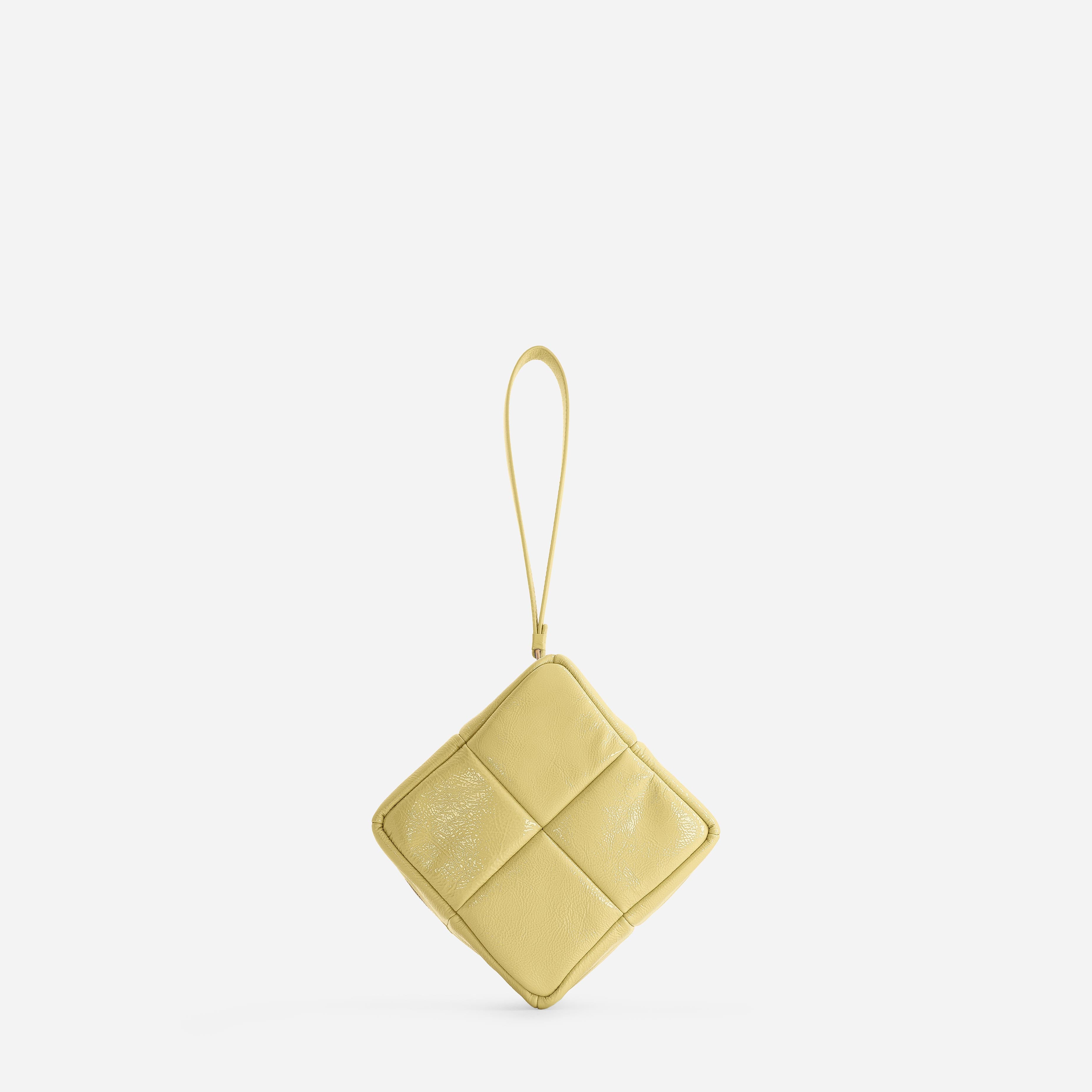 Grid Clutch - Mermaid Yellow