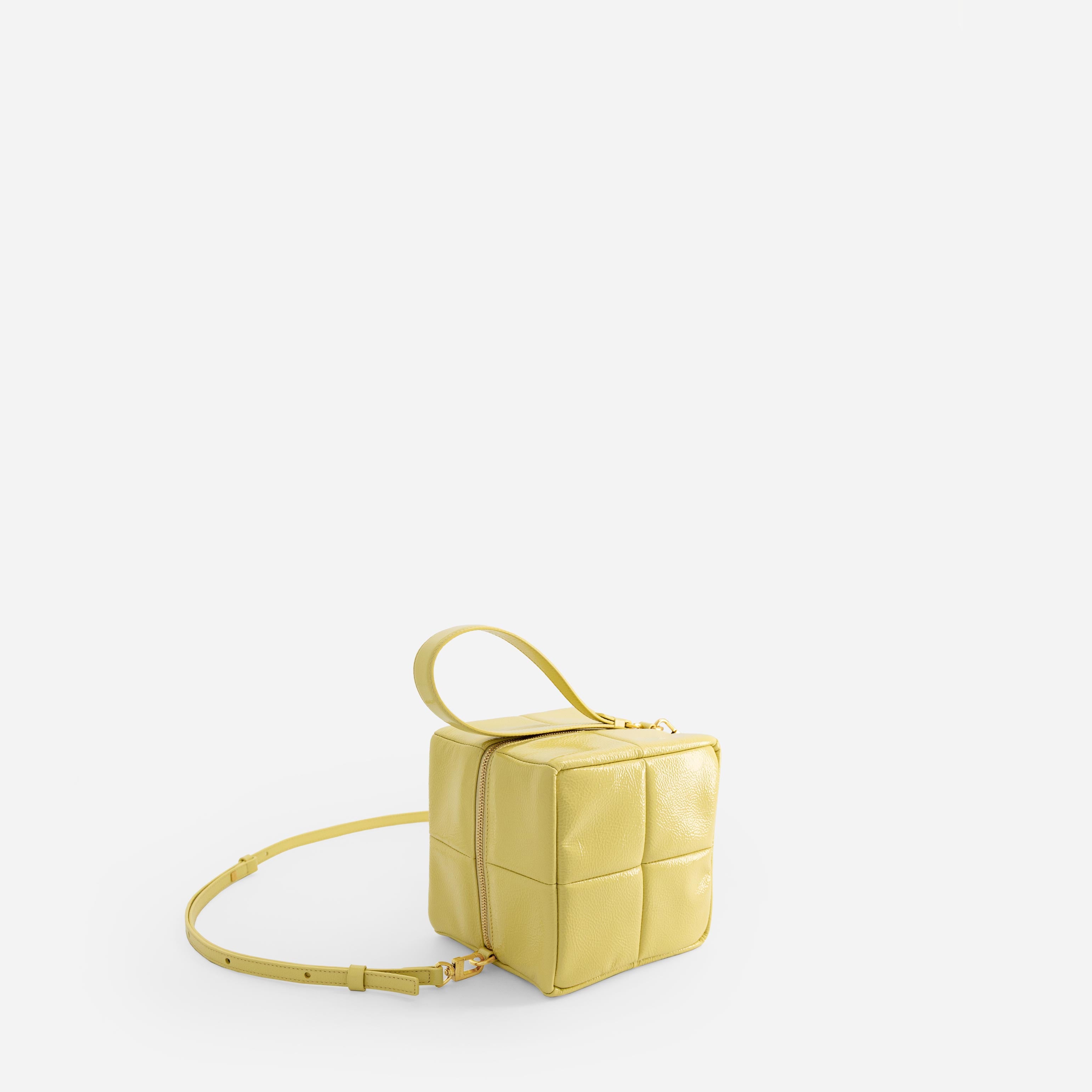 Grid Clutch - Mermaid Yellow