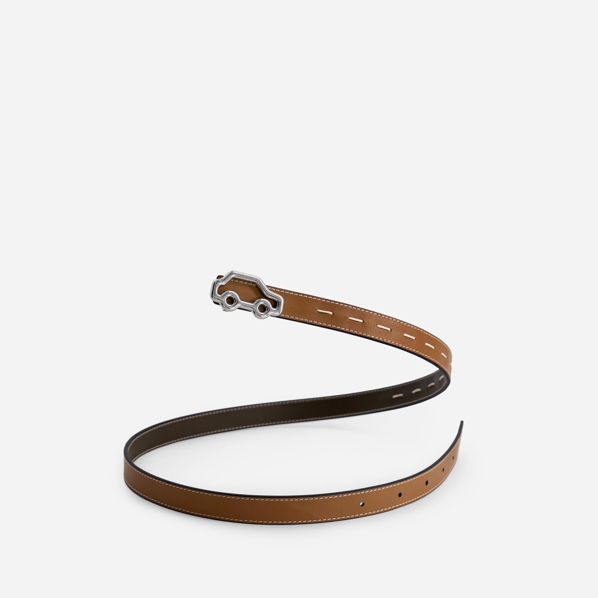 "Hit the Road" Belt - Truffle Green & Canyon