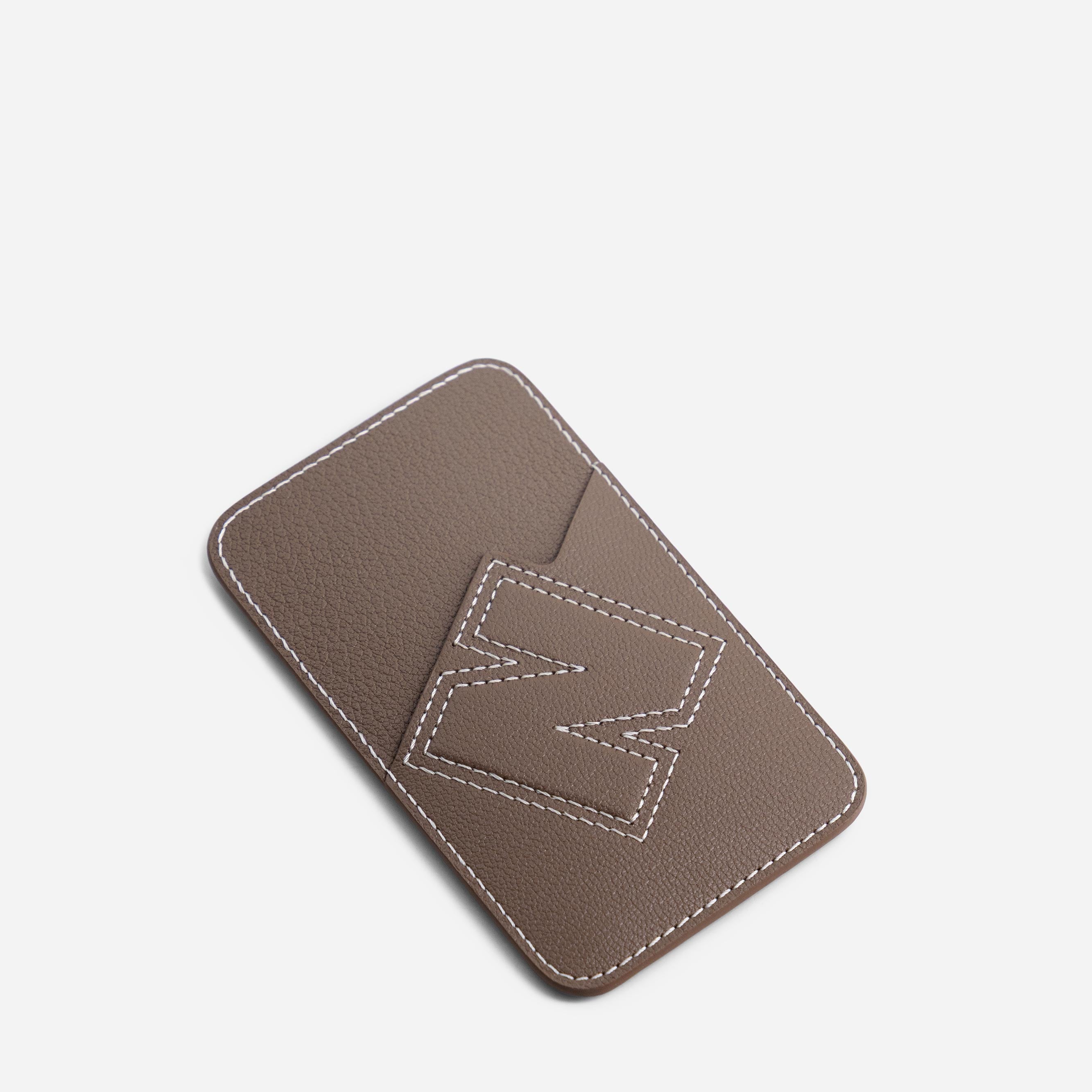 Cardholder N - Chèvre Etoupe