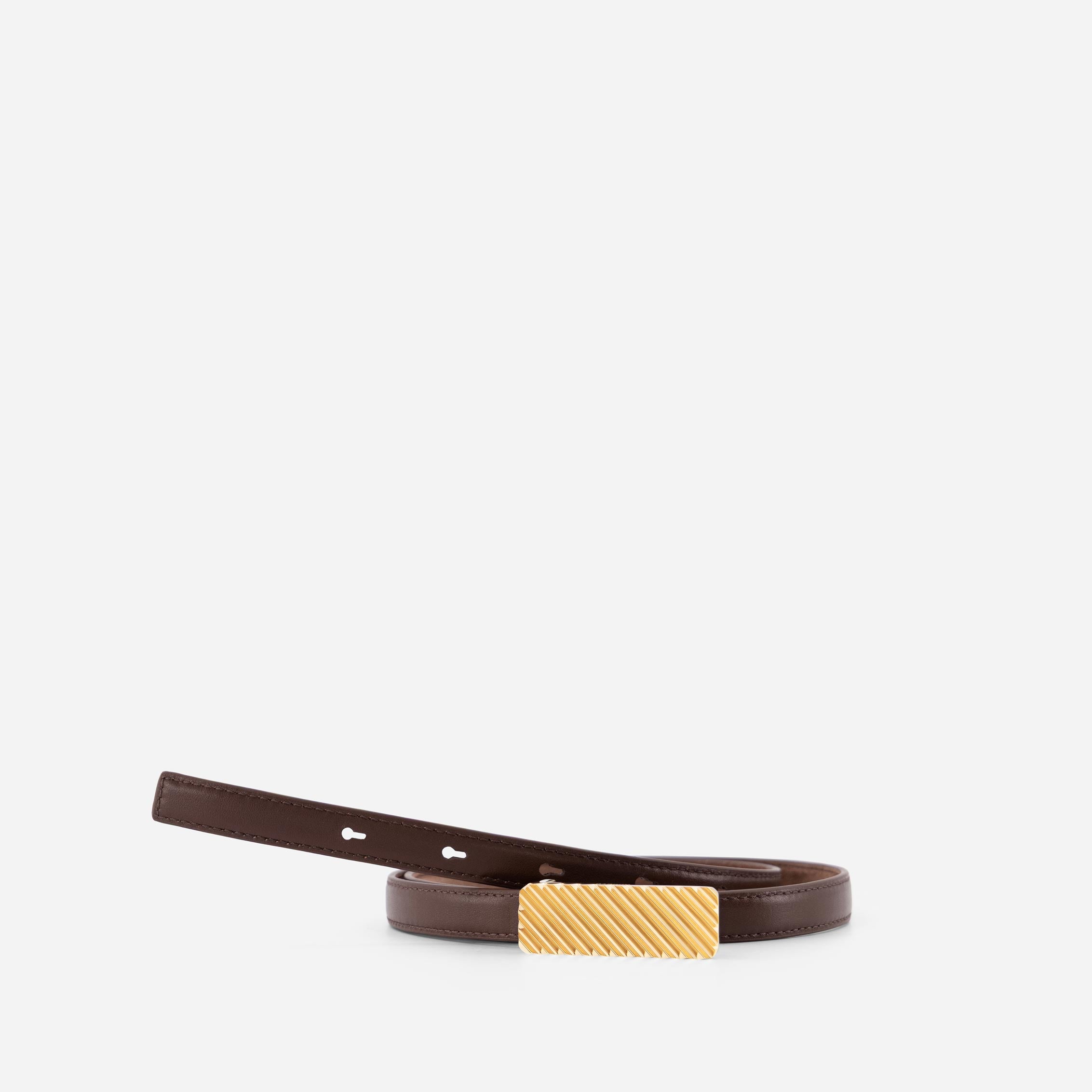 Isla Belt - Suede Espresso
