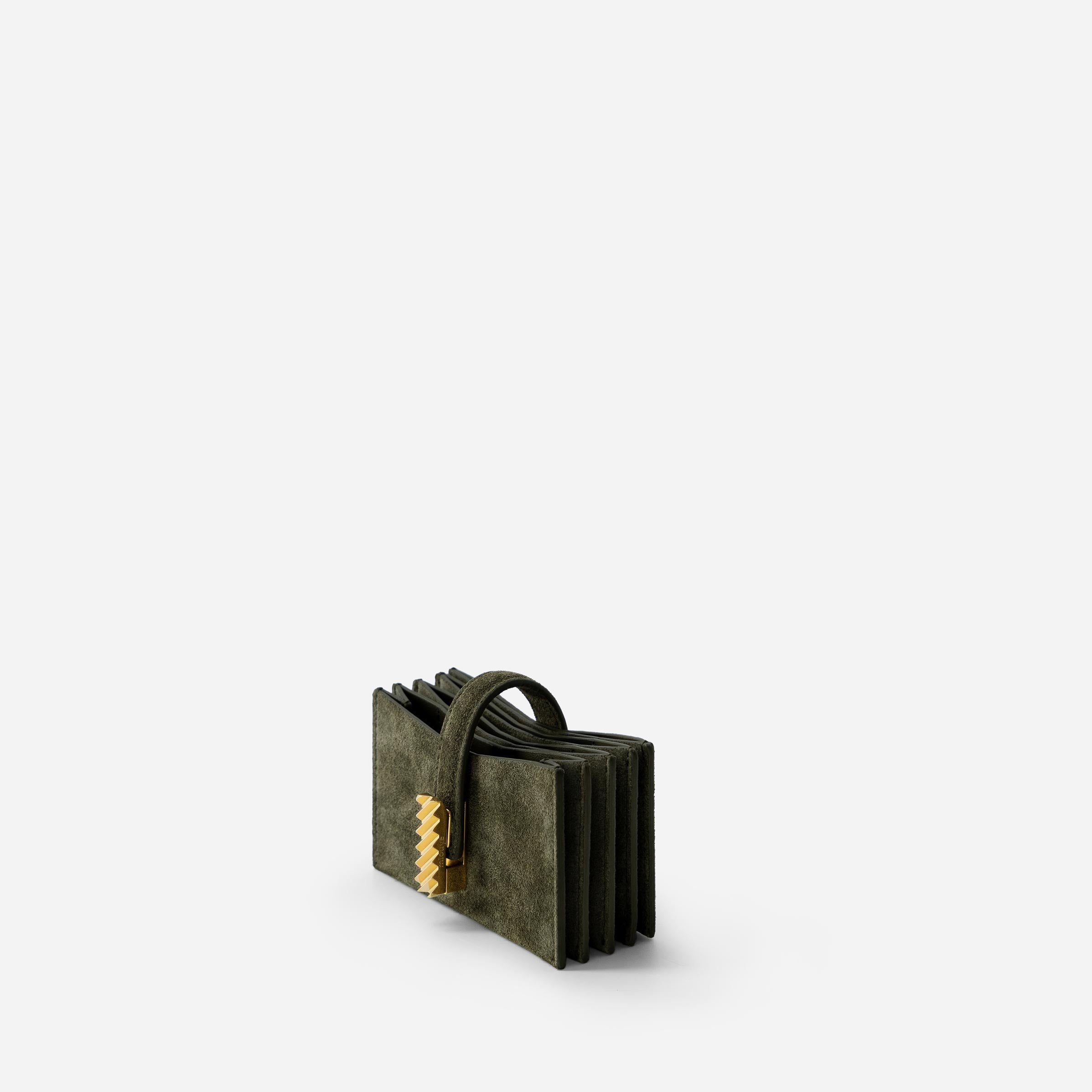 Isla Cardholder - Suede Khaki