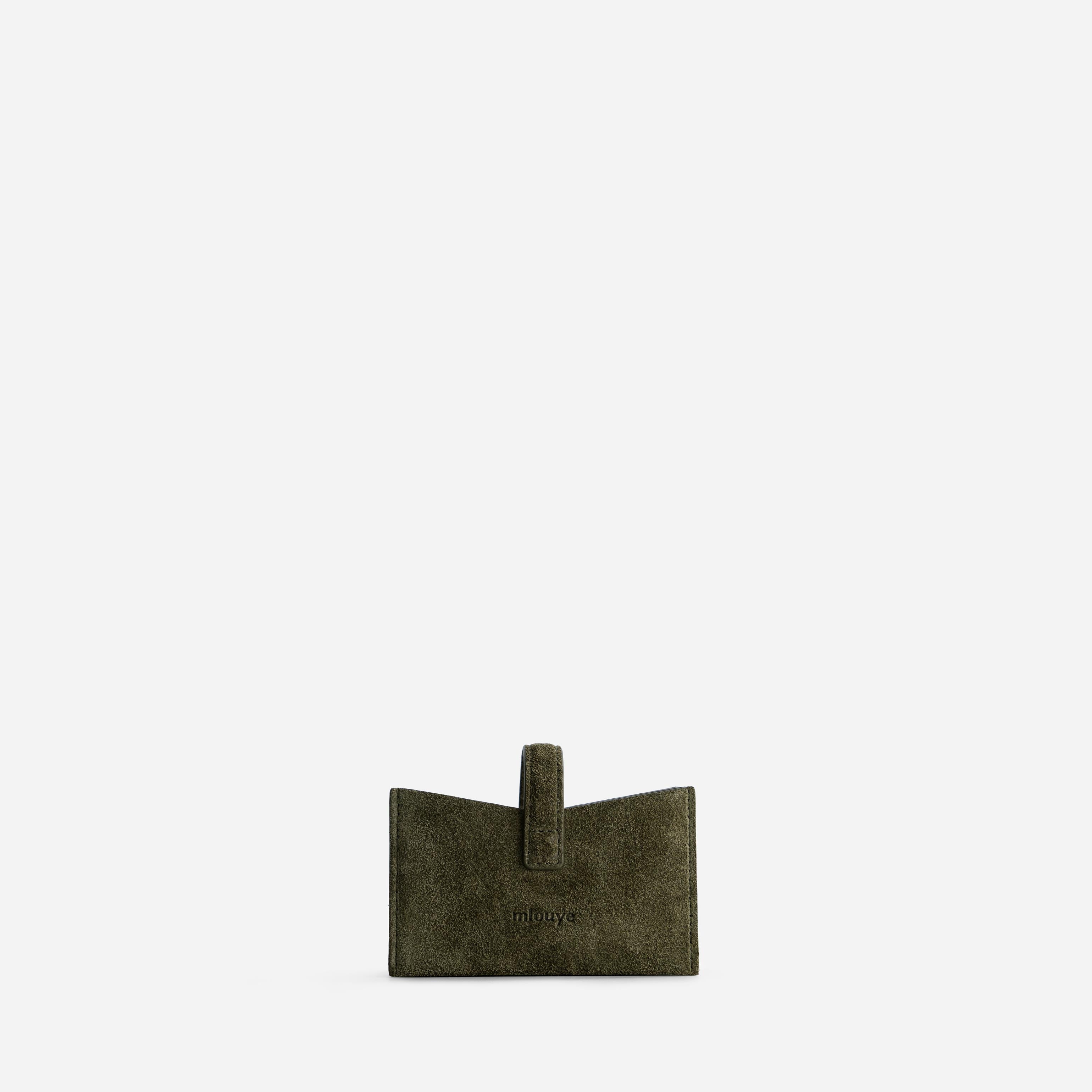 Isla Cardholder - Suede Khaki