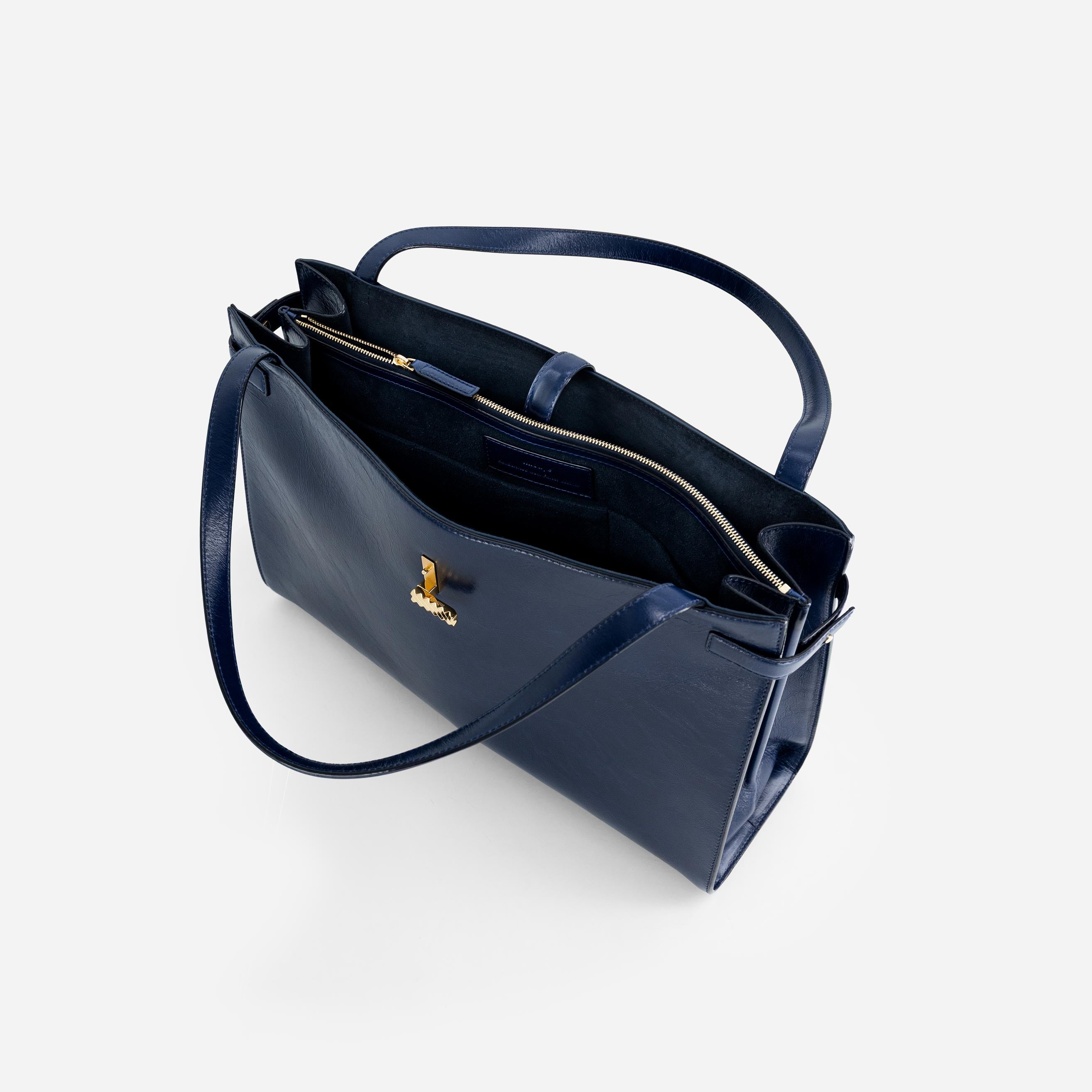 Isla Tote - Crinkled Navy