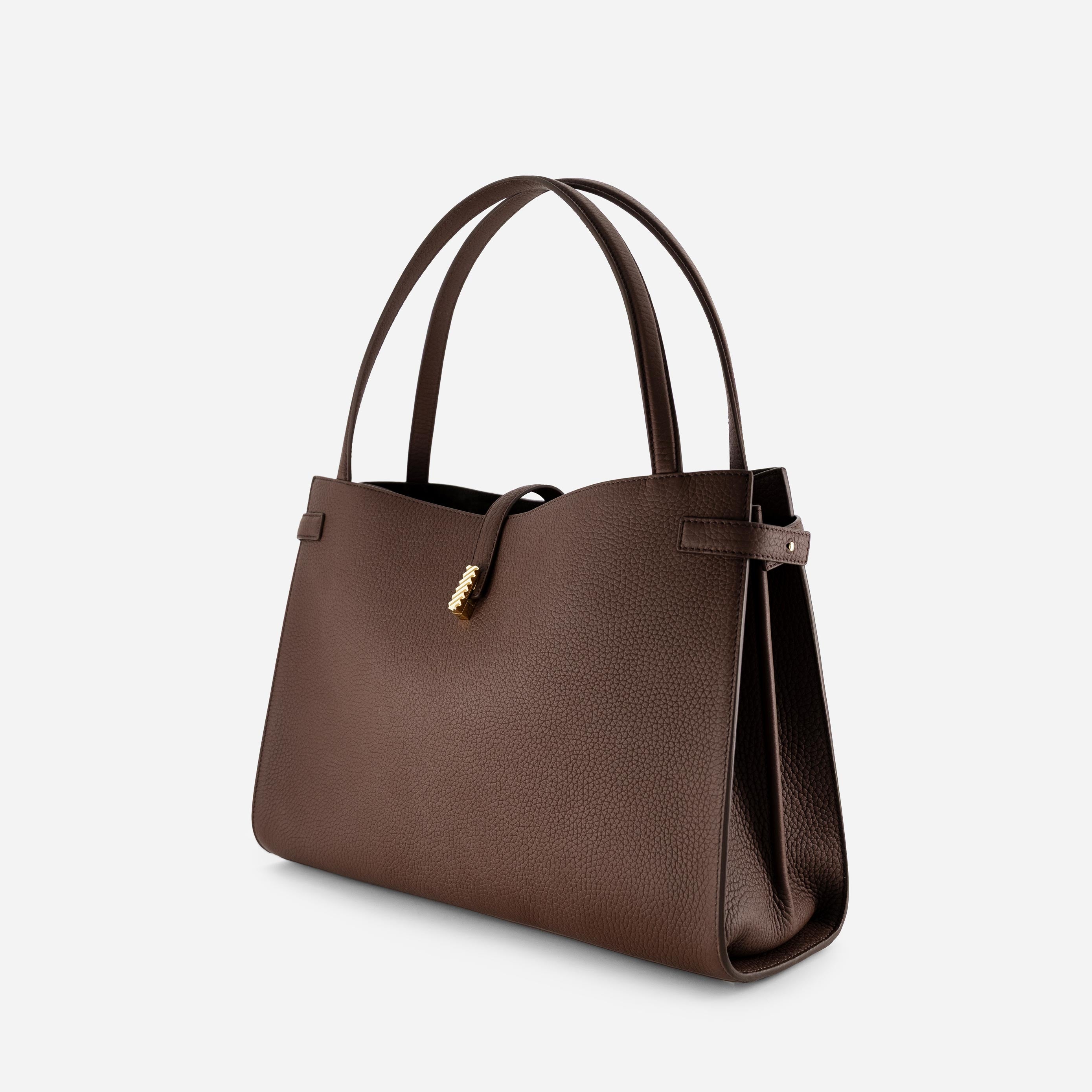 Isla Tote - Grained Espresso