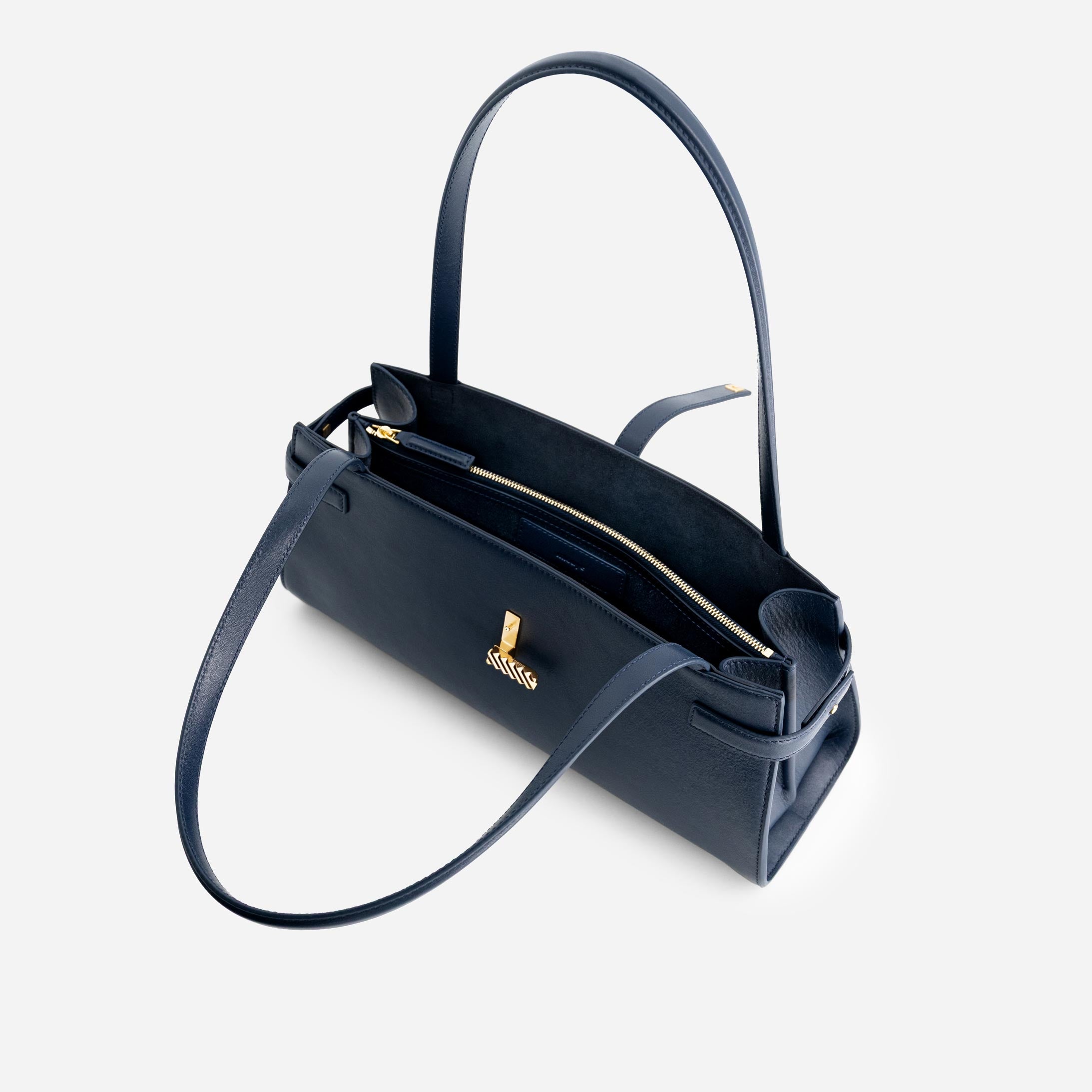 Isla Wide Tote - Navy