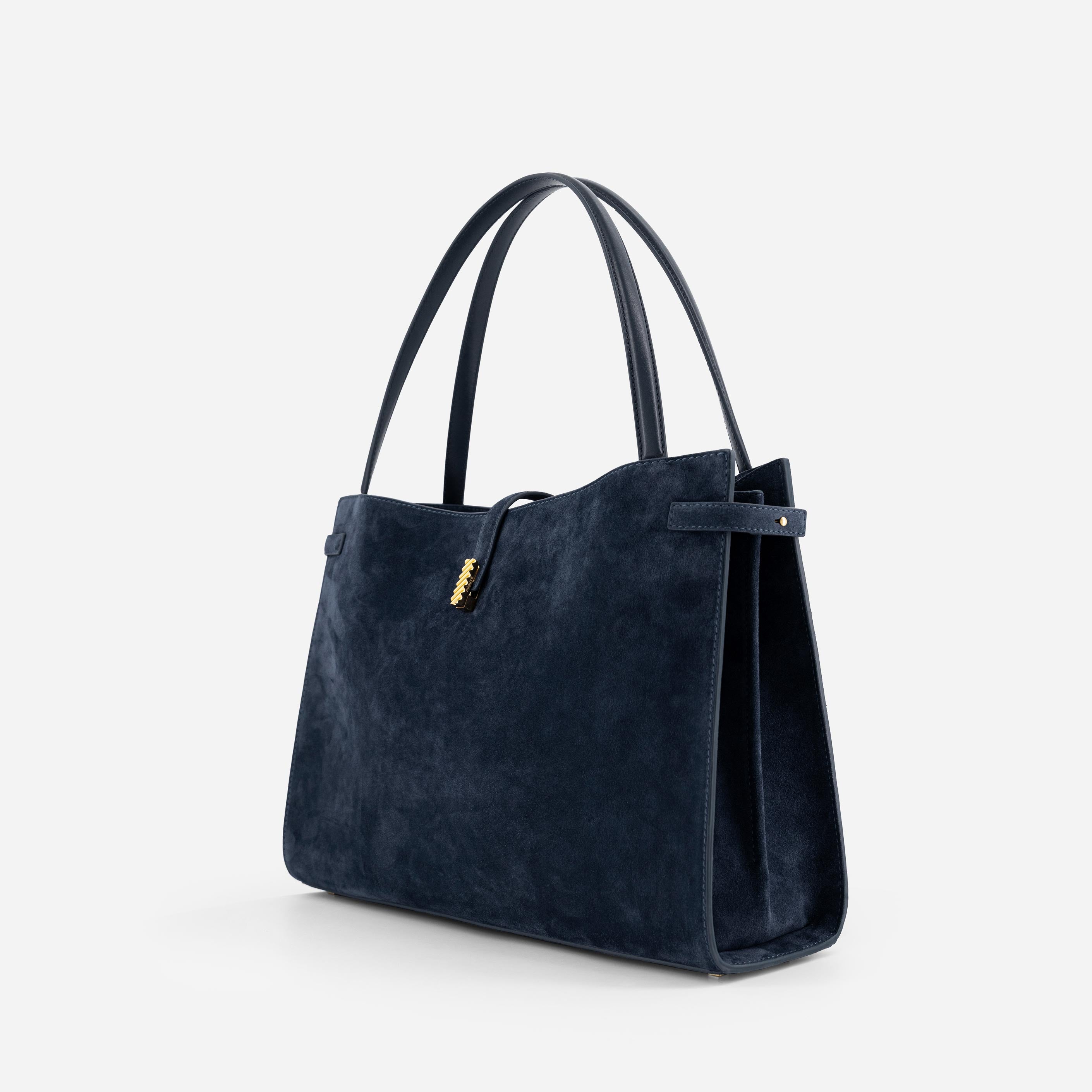 Isla Tote - Suede Marine