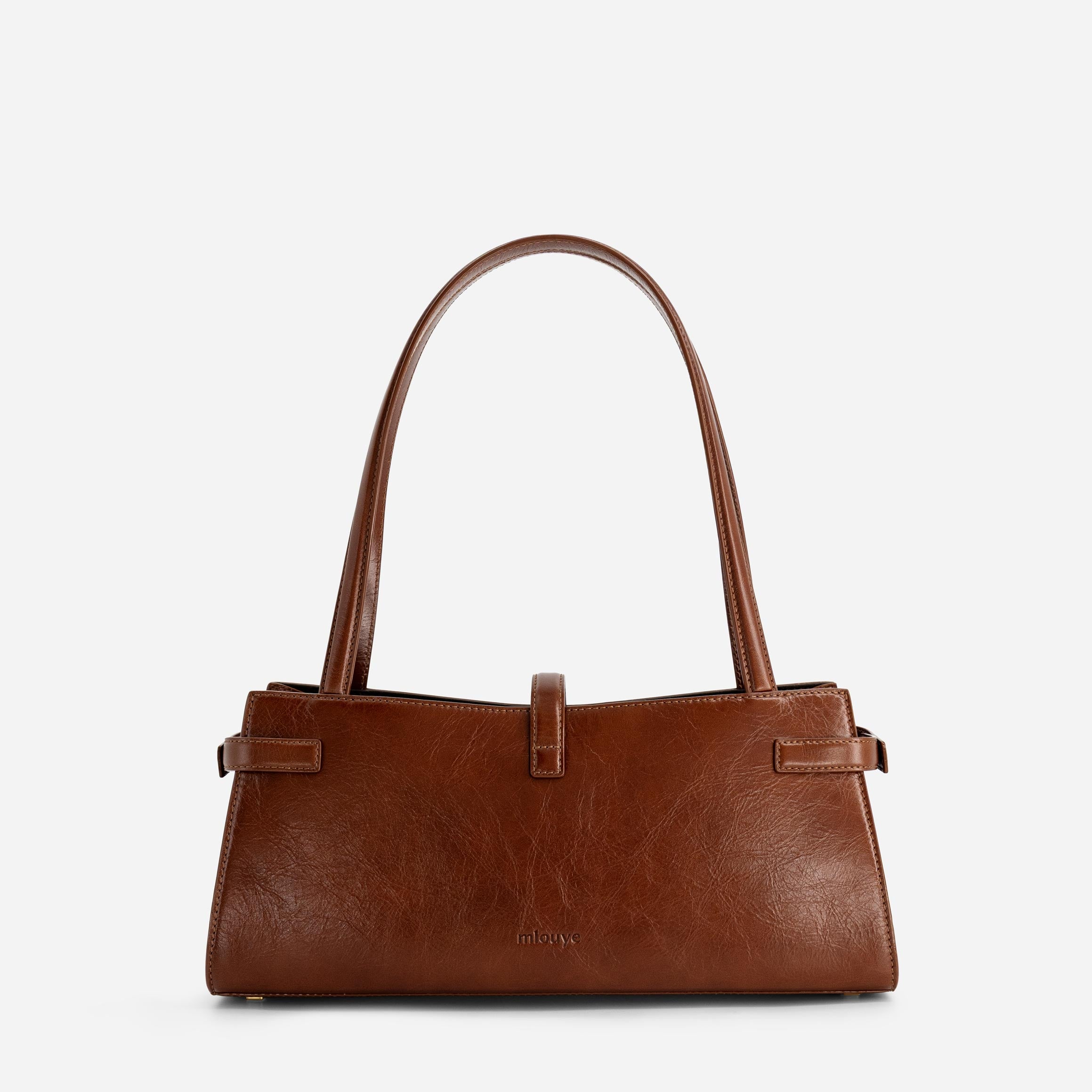 Isla Wide Tote - Crinkled Pecan