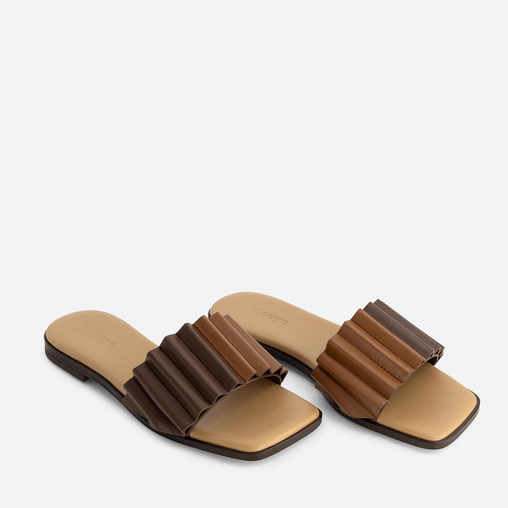 Louise Slide Sandal - Praline