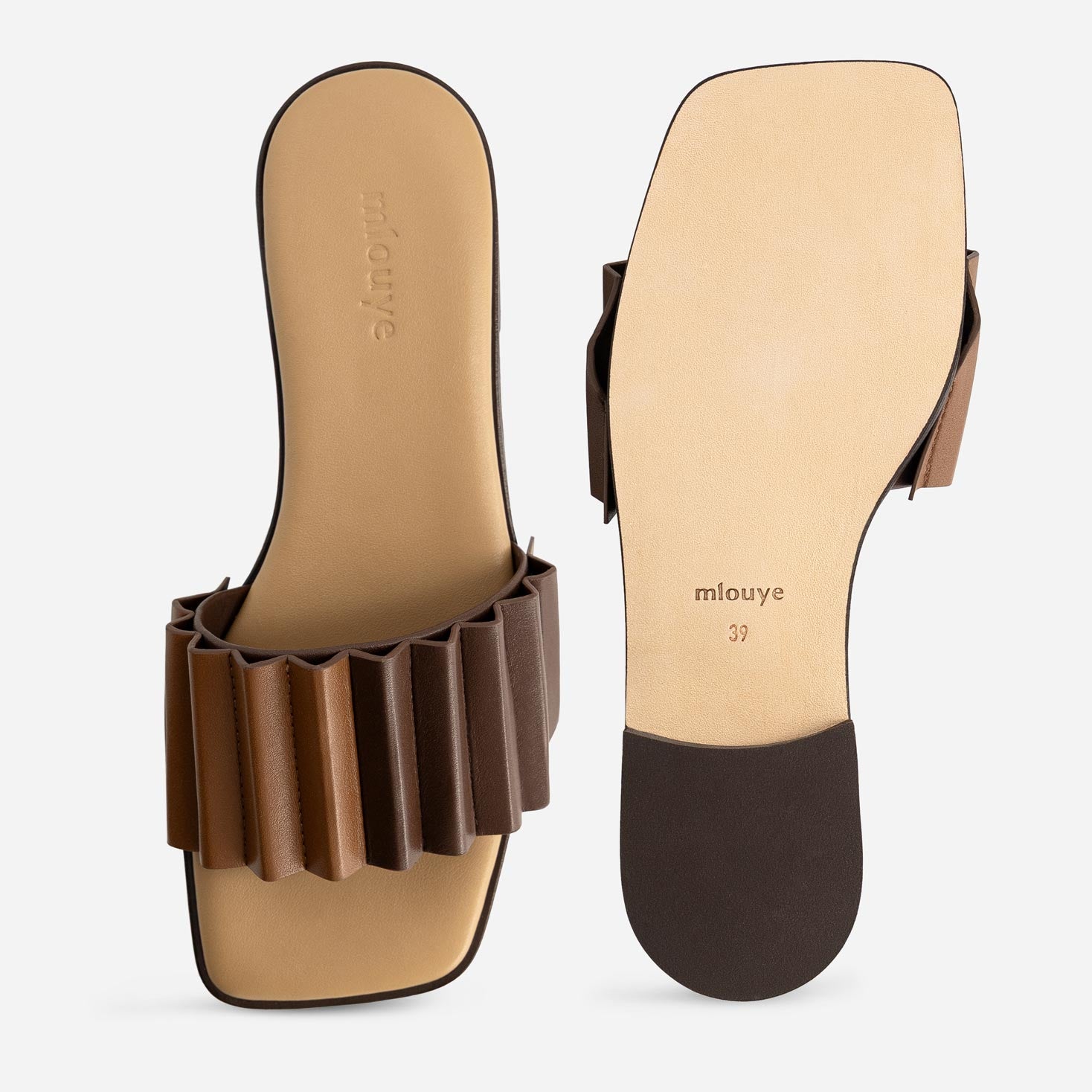 Louise Slide Sandal - Praline