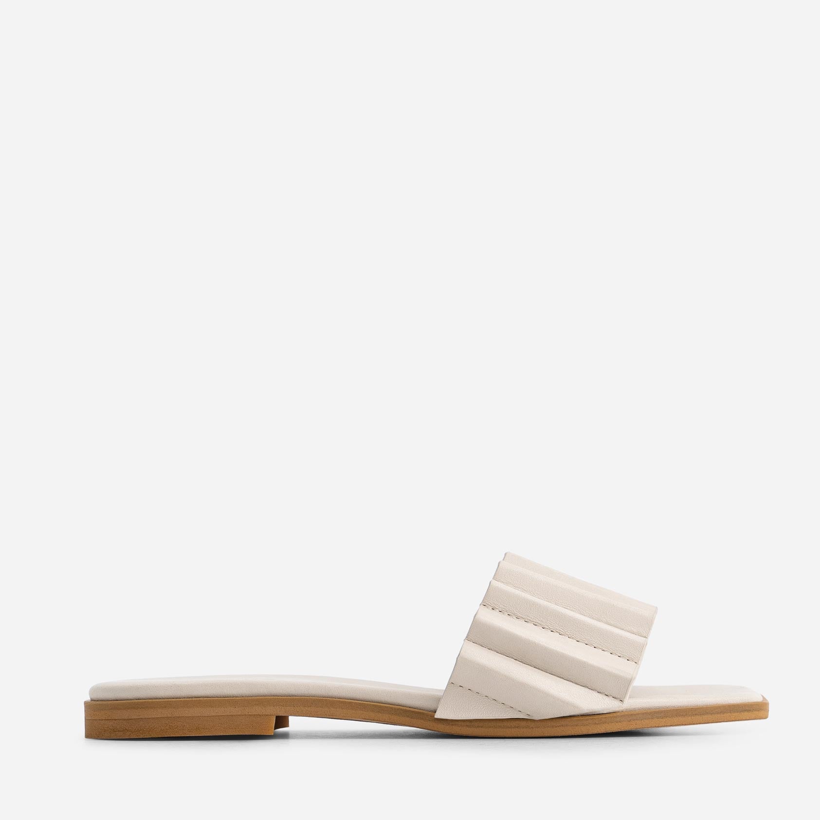 Louise Slide Sandal - Dove