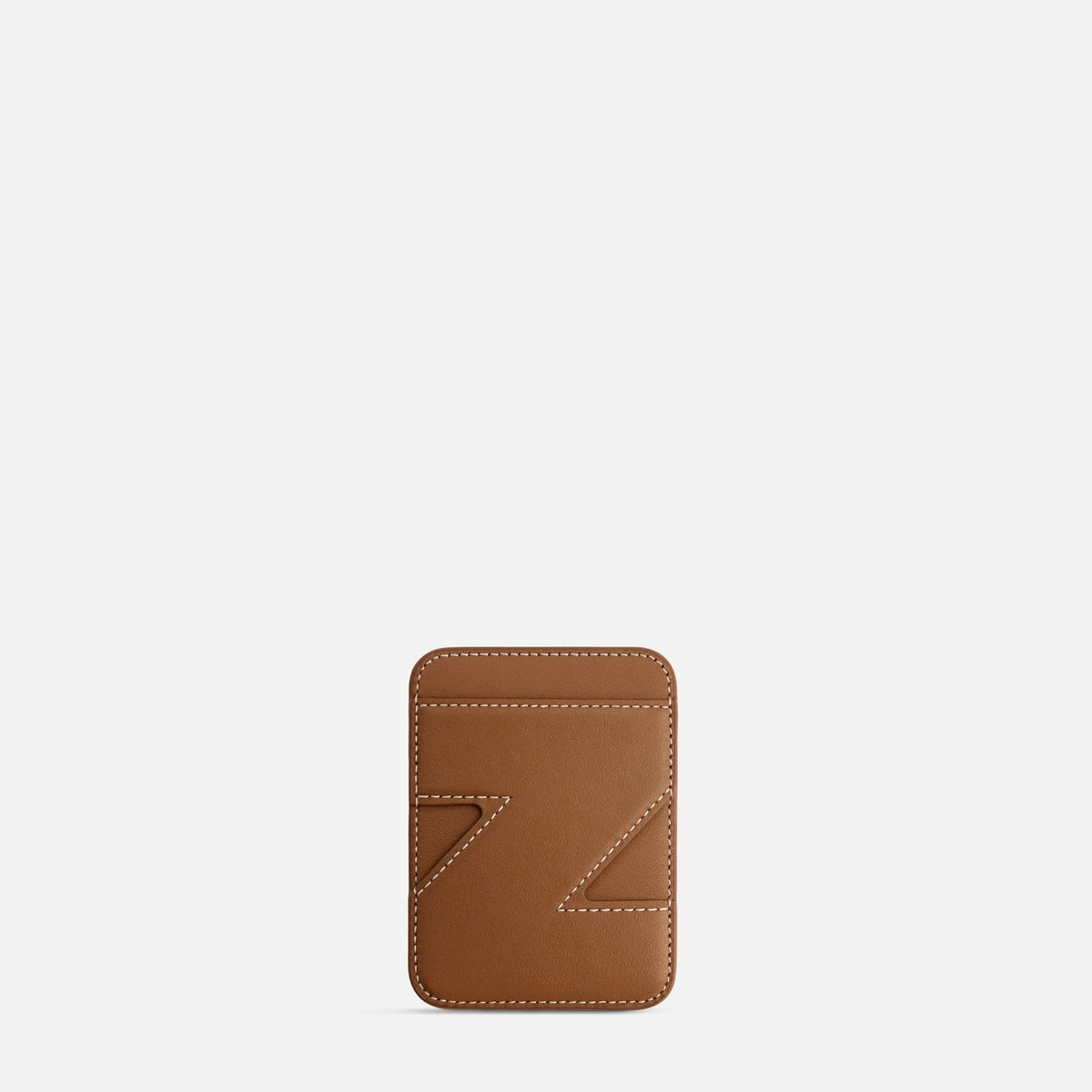 MagSafe cardholder in Canyon, initial Z, front