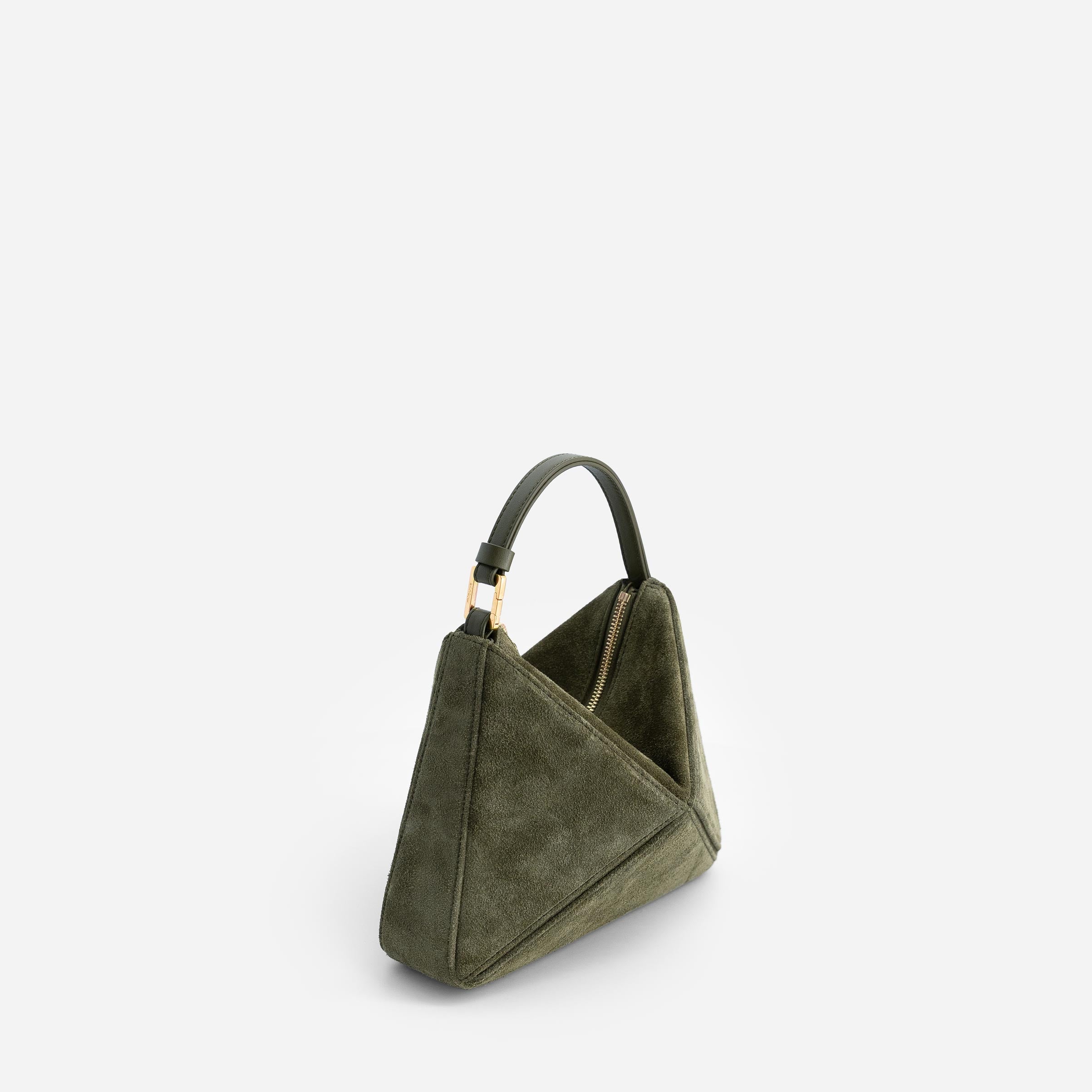Mini Flex Bag - Suede Khaki
