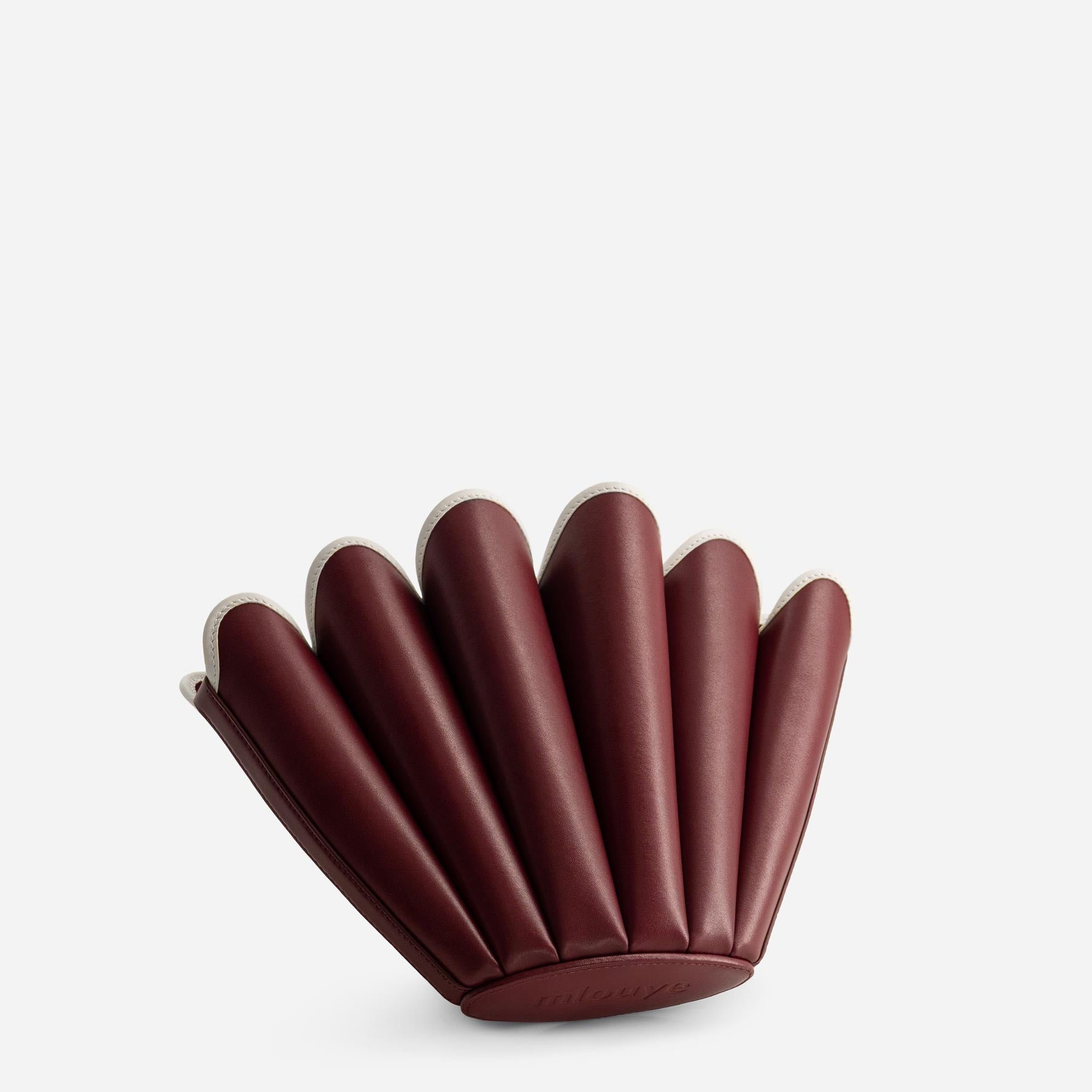 Mini Seashell Tote - Bordeaux