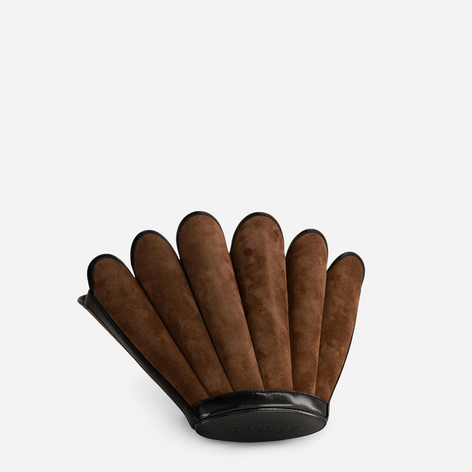 Mini Seashell Tote - Suede Espresso