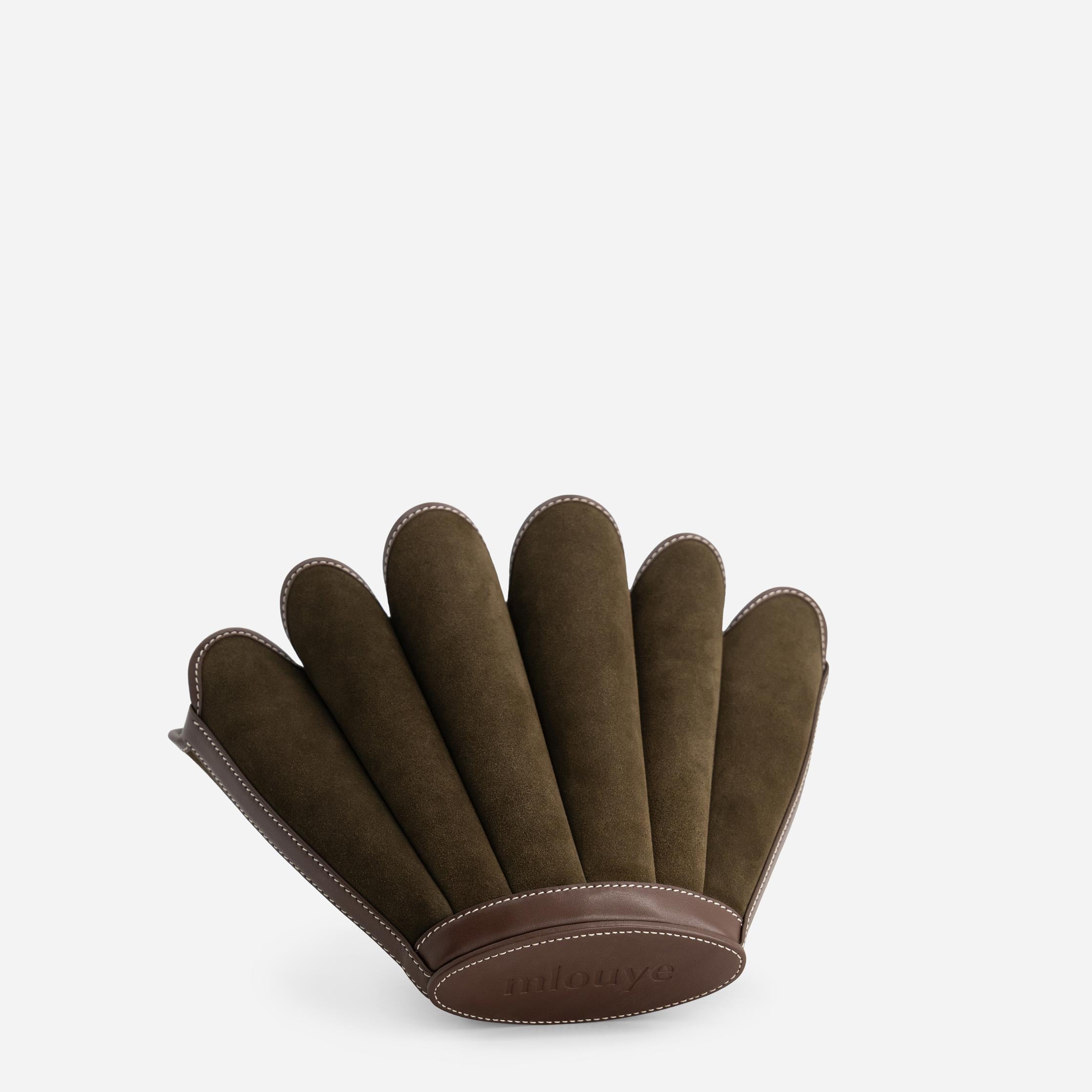 Mini Seashell Tote - Suede Moss