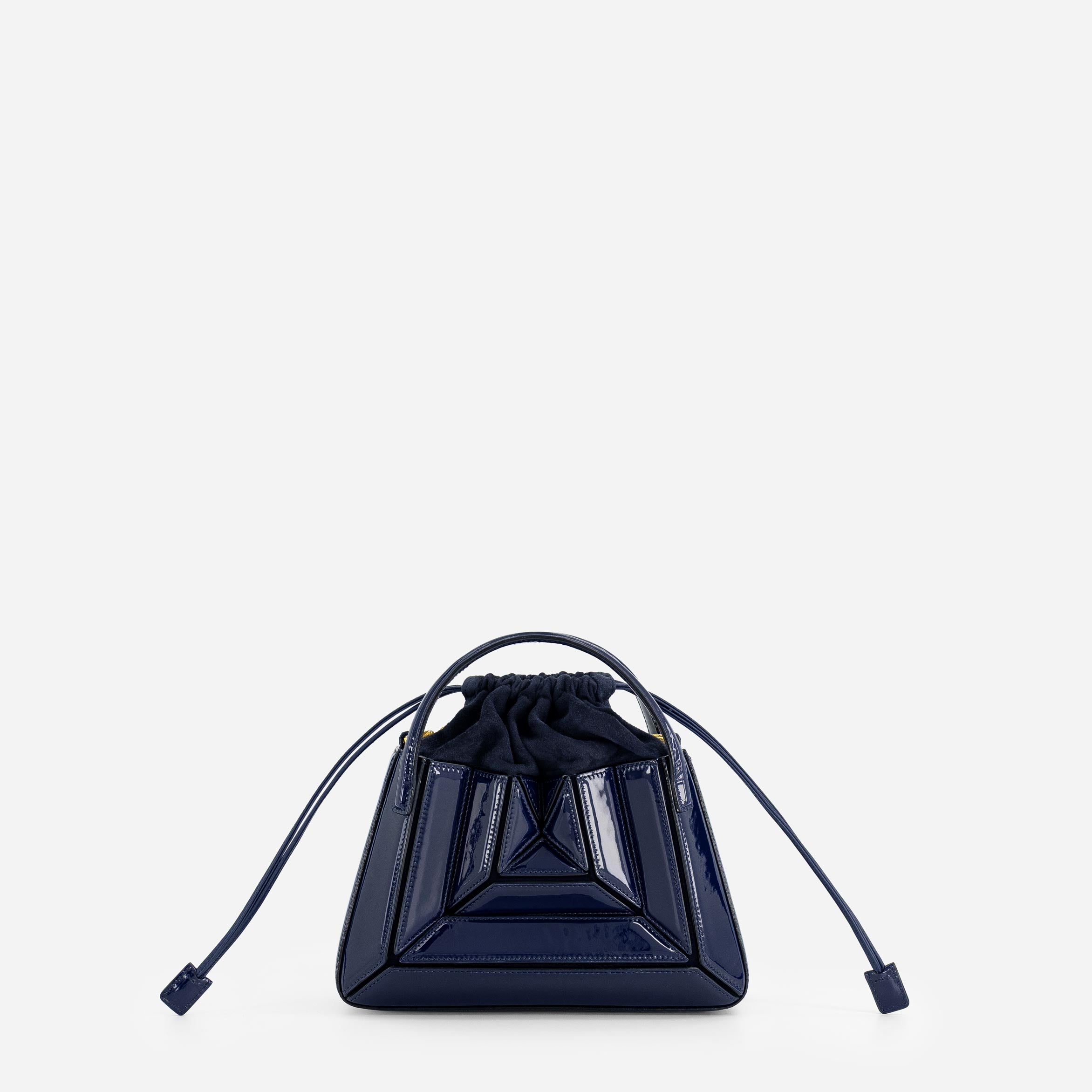 Mini Sera Tote - Patent Navy