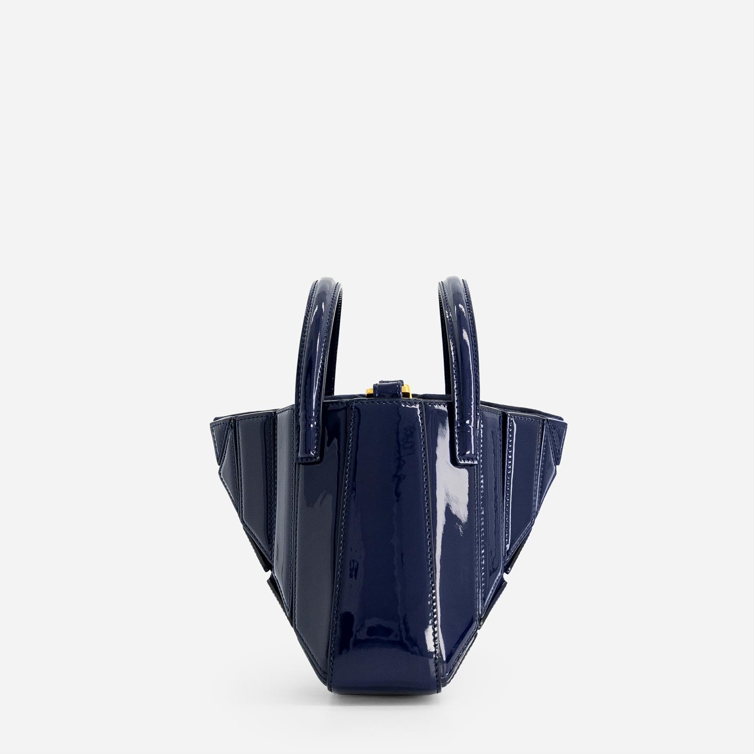 Mini Sera Tote - Patent Navy