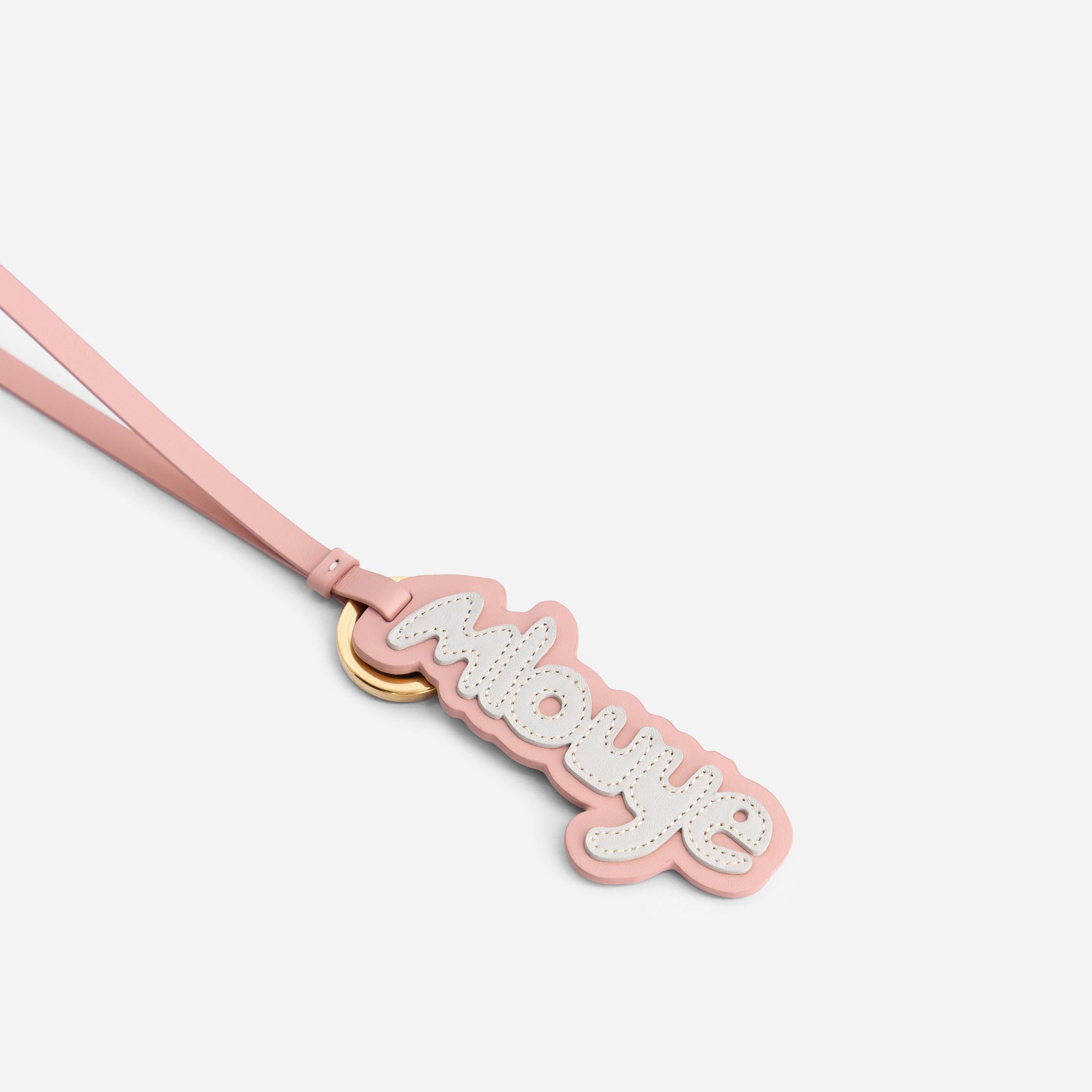 Mlouye Logo Keyring - Pink