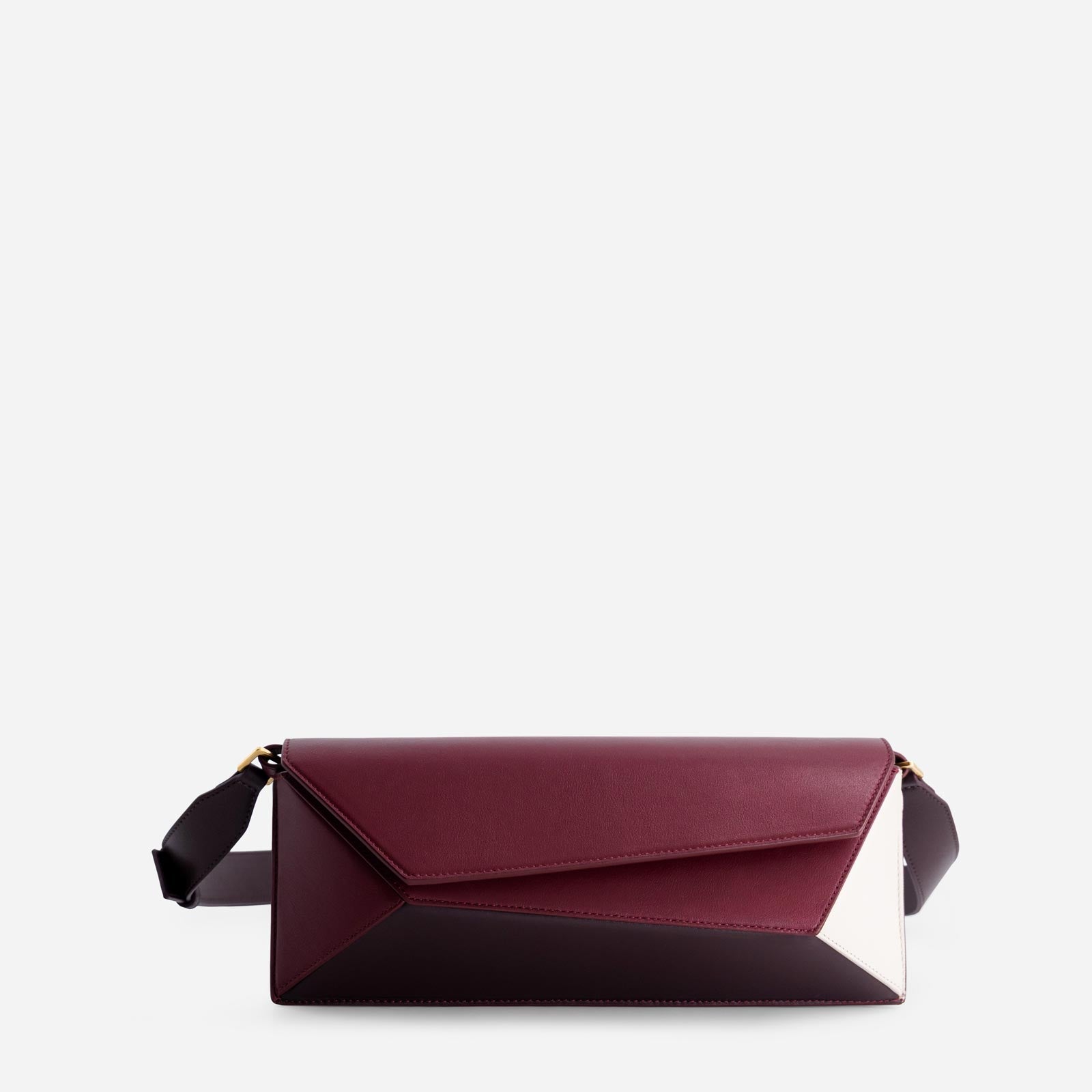 Naomi Baguette - Bordeaux&Off White