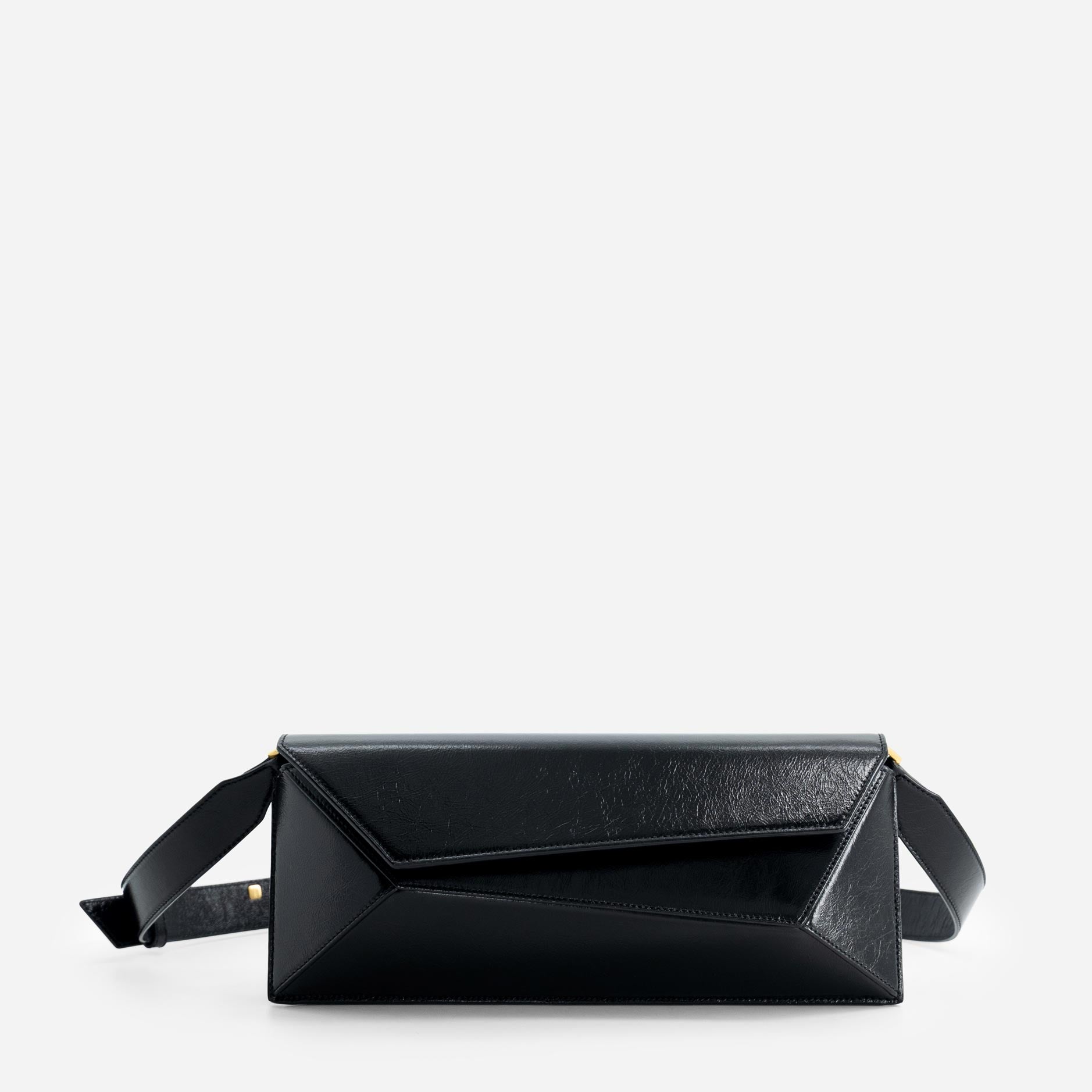 Naomi Baguette - Crinkled Black