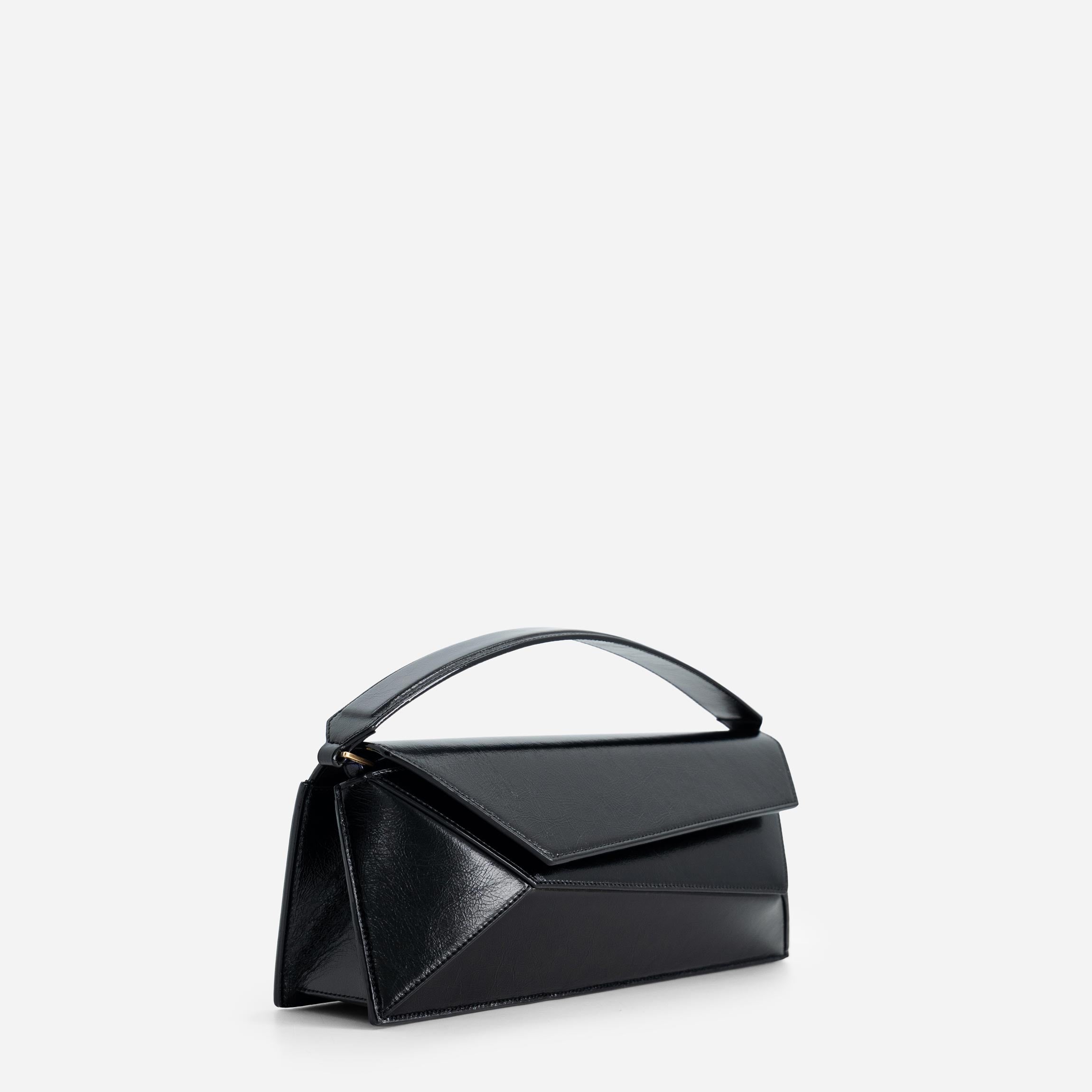 Naomi Baguette - Crinkled Black