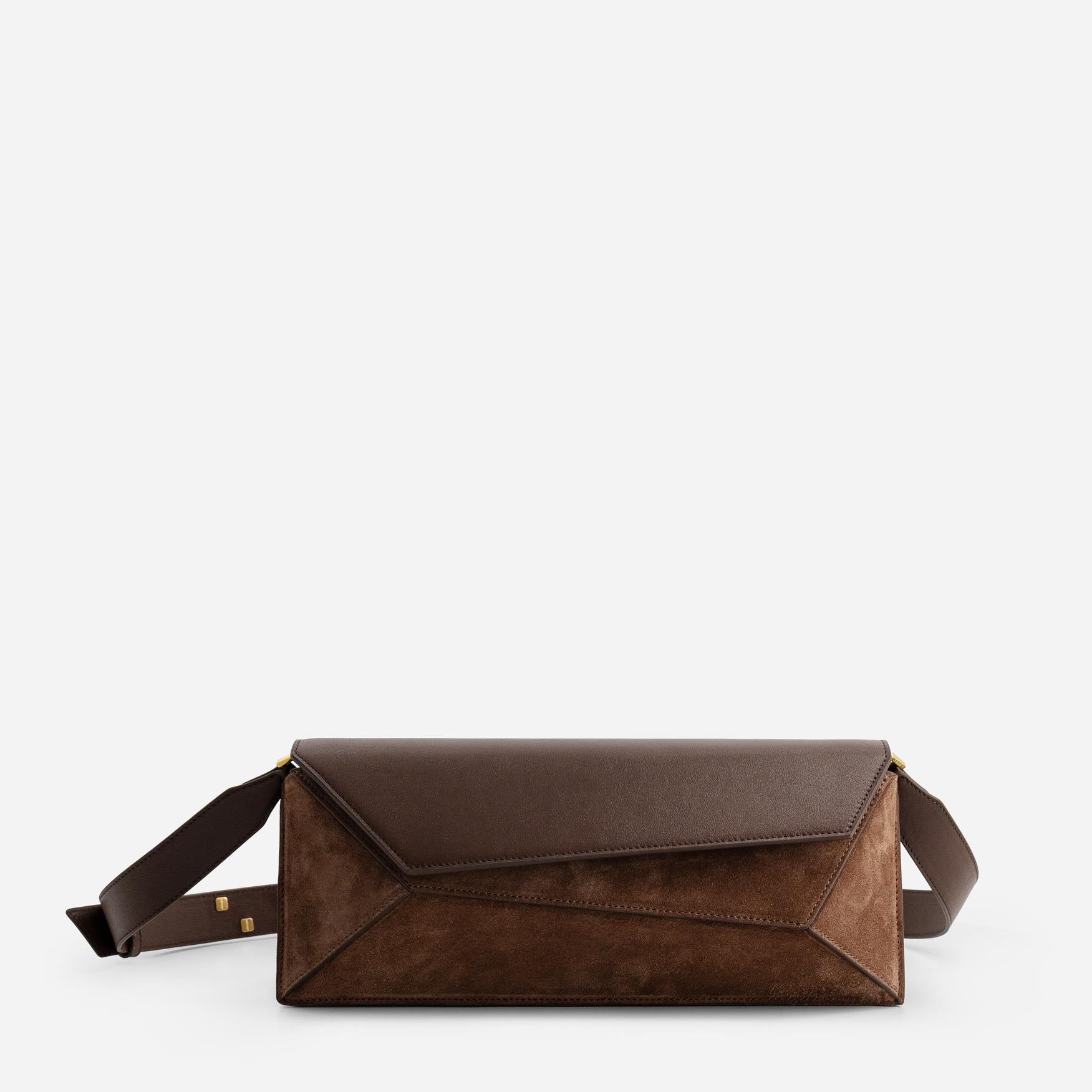 Naomi Baguette - Suede Espresso