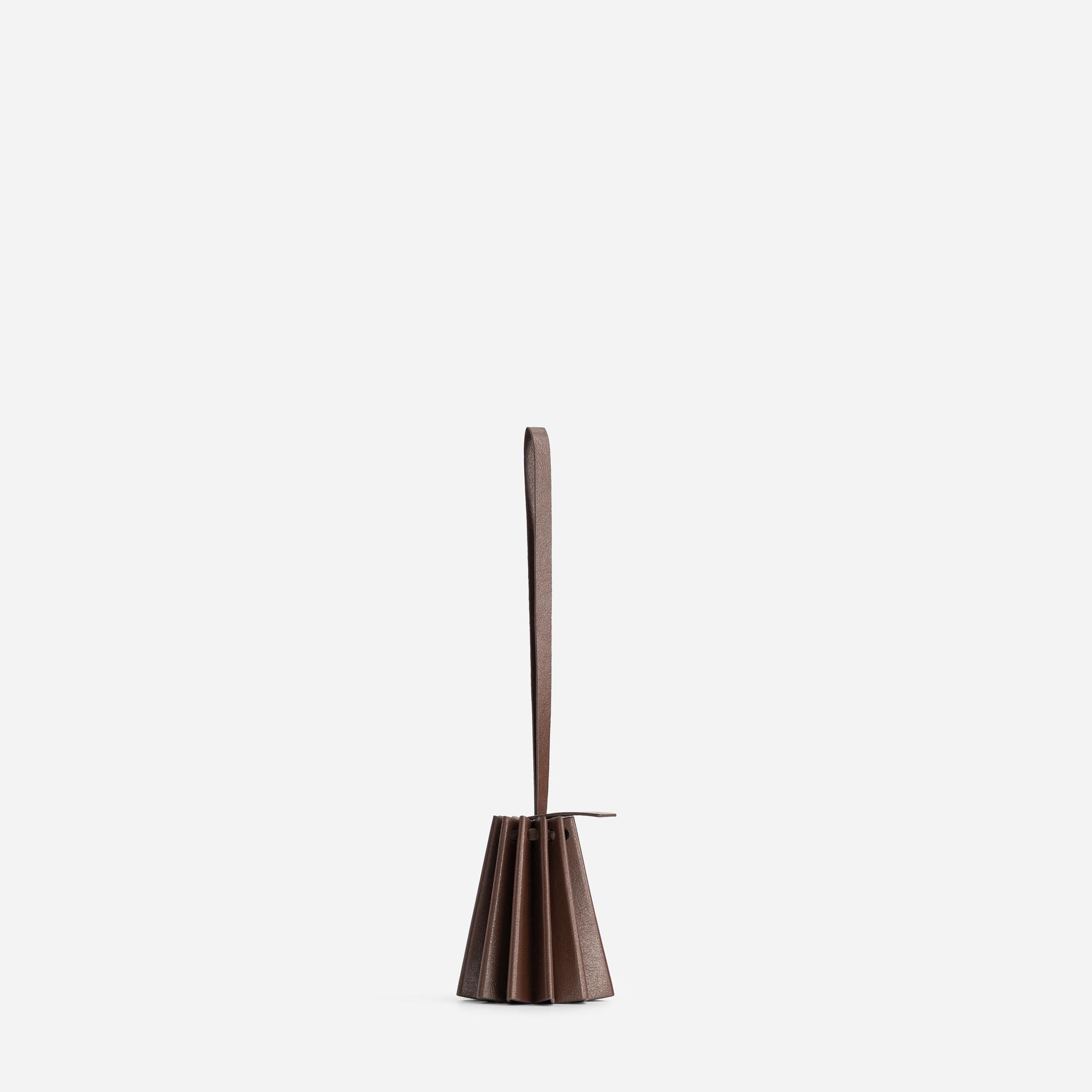 Pleated Keyholder - Espresso