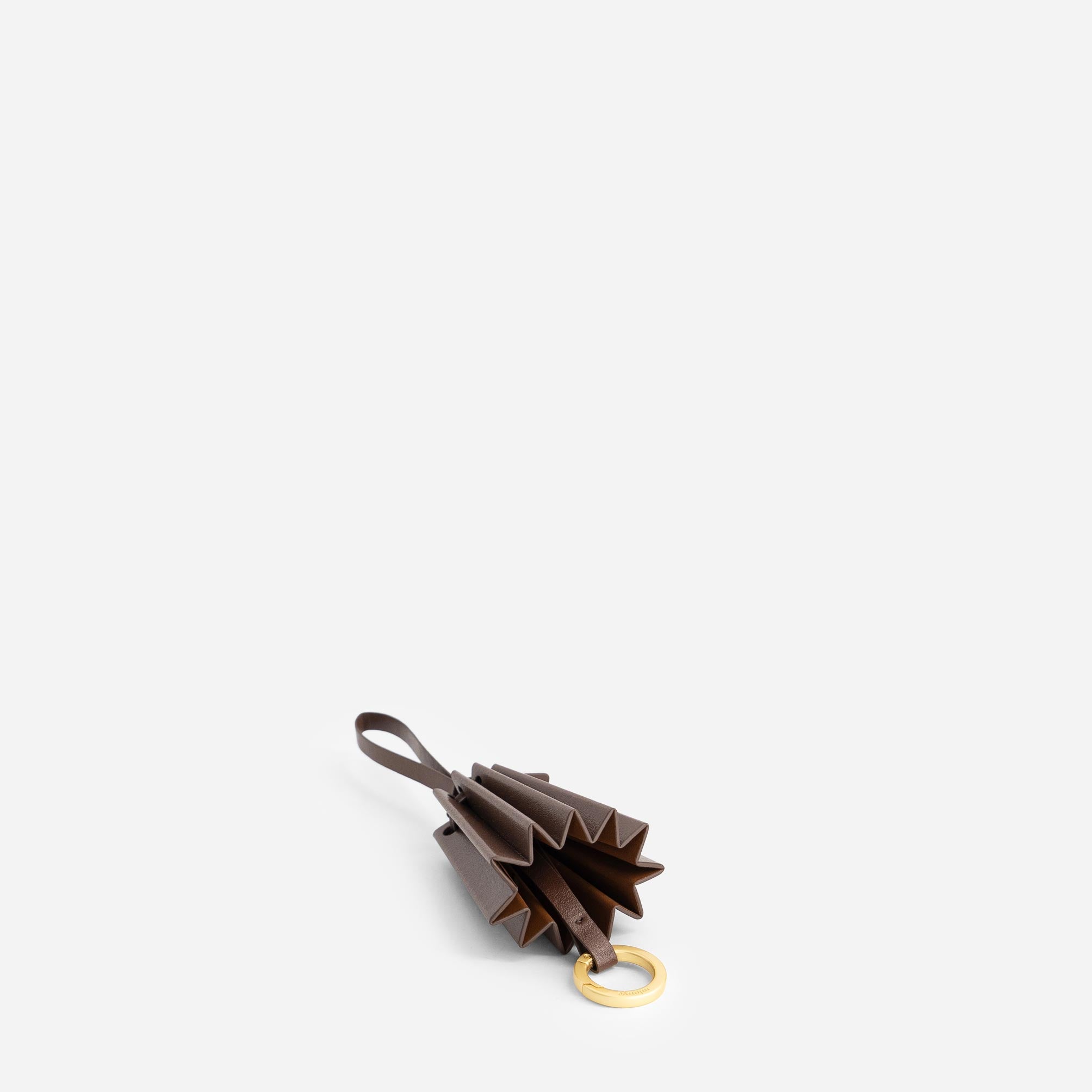 Pleated Keyholder - Espresso