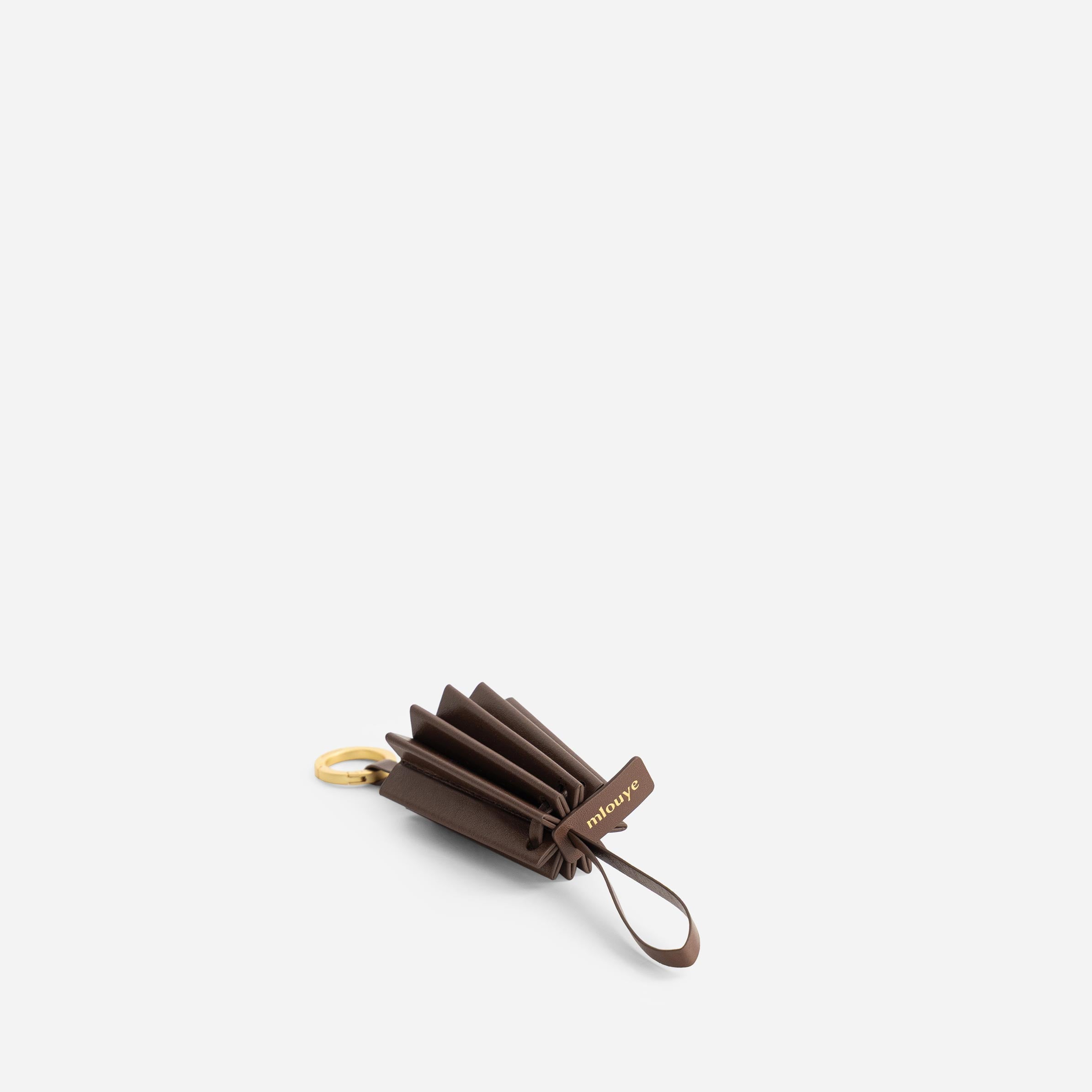 Pleated Keyholder - Espresso