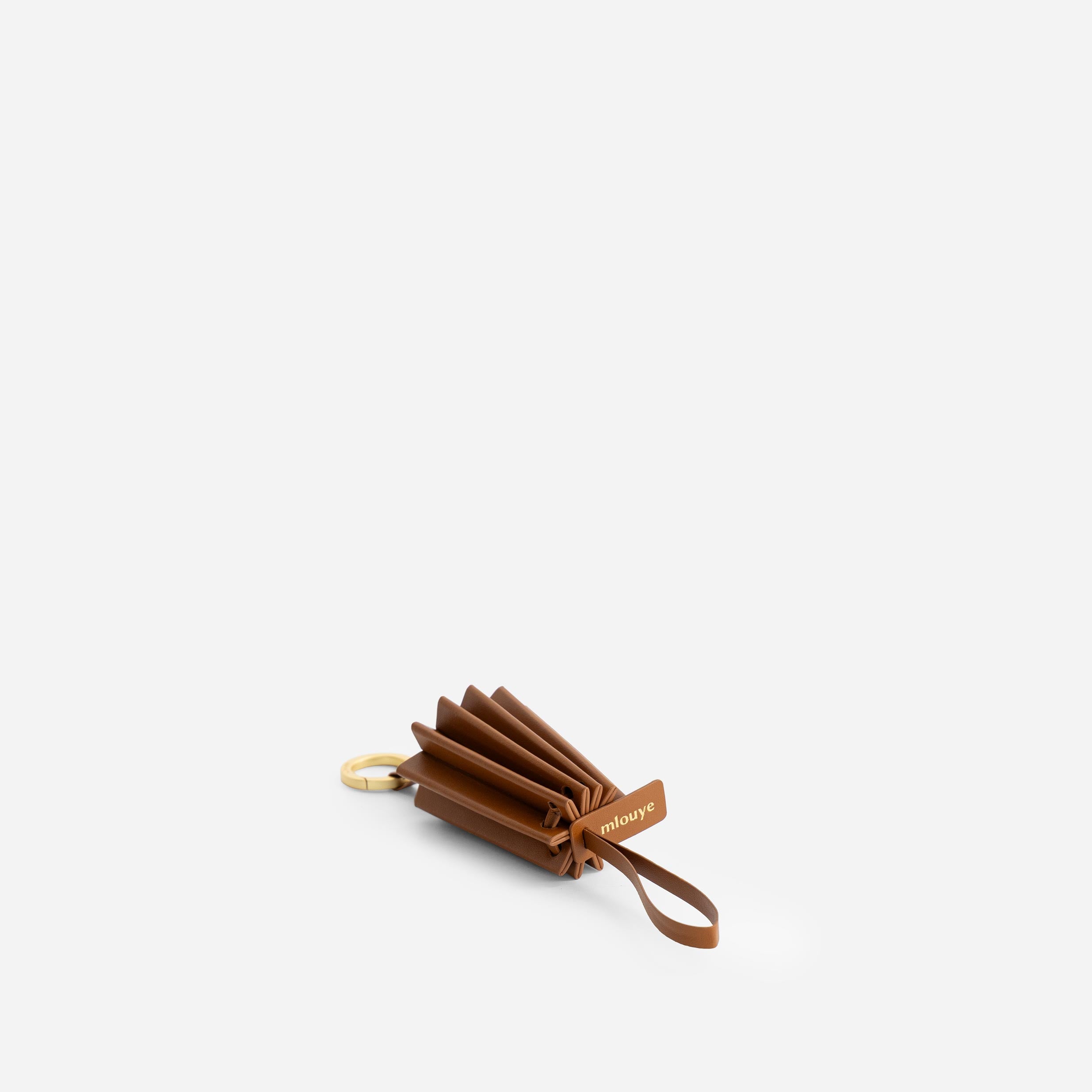 Pleated Keyholder - Tan