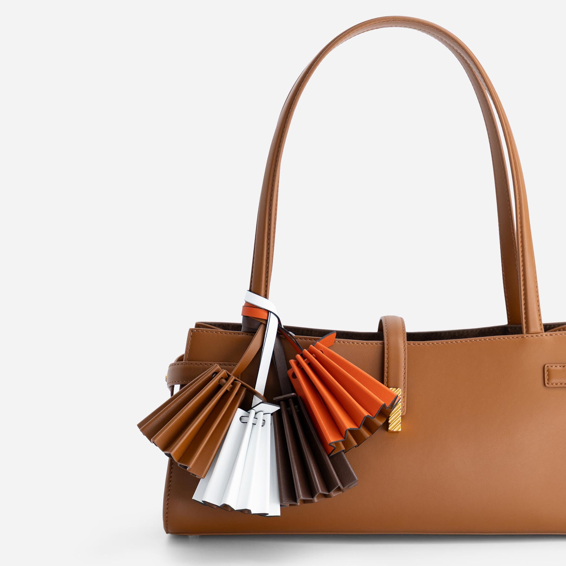 Pleated Keyholder - Tan