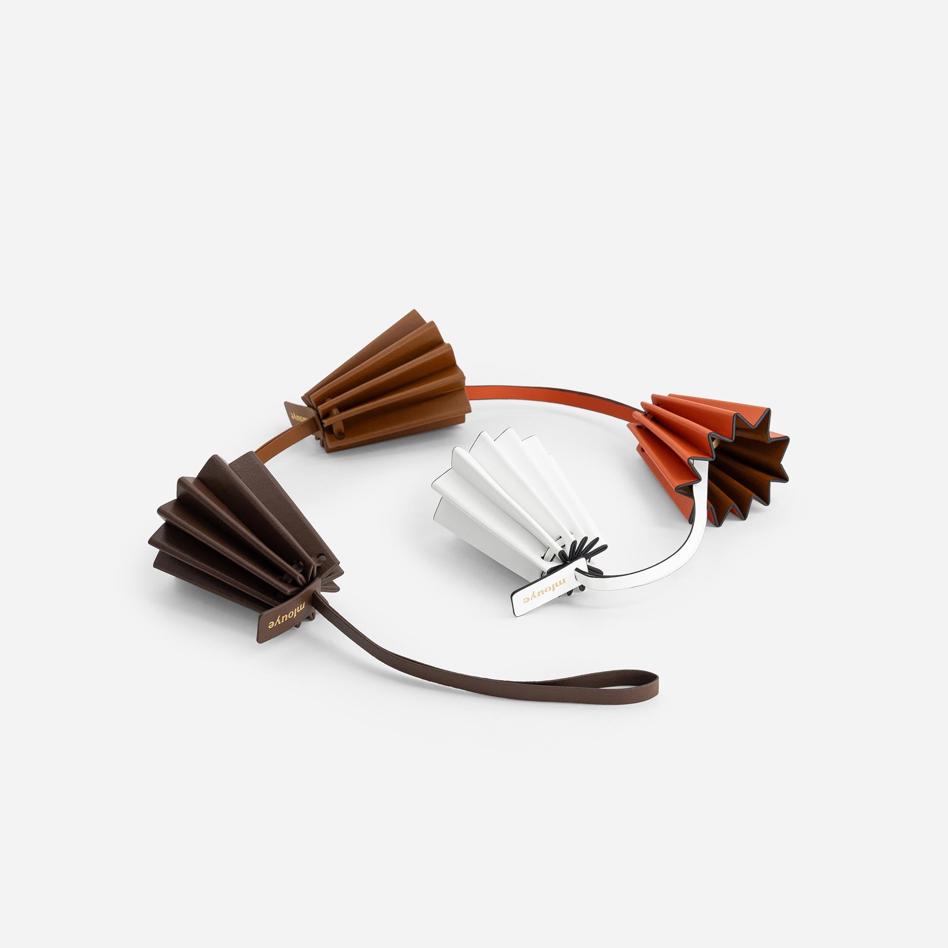 Pleated Keyholder - Tan