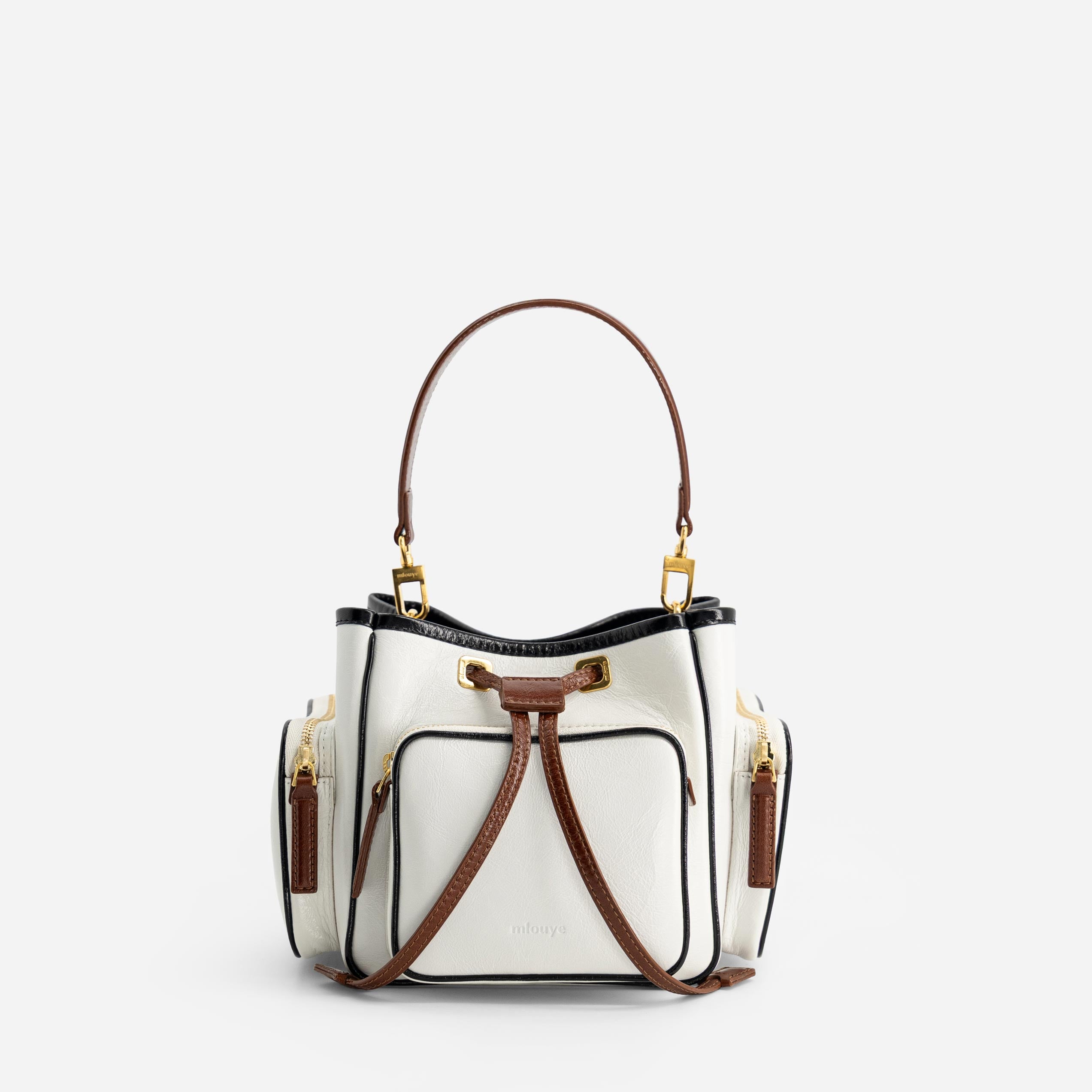 Quad - Crinkled White