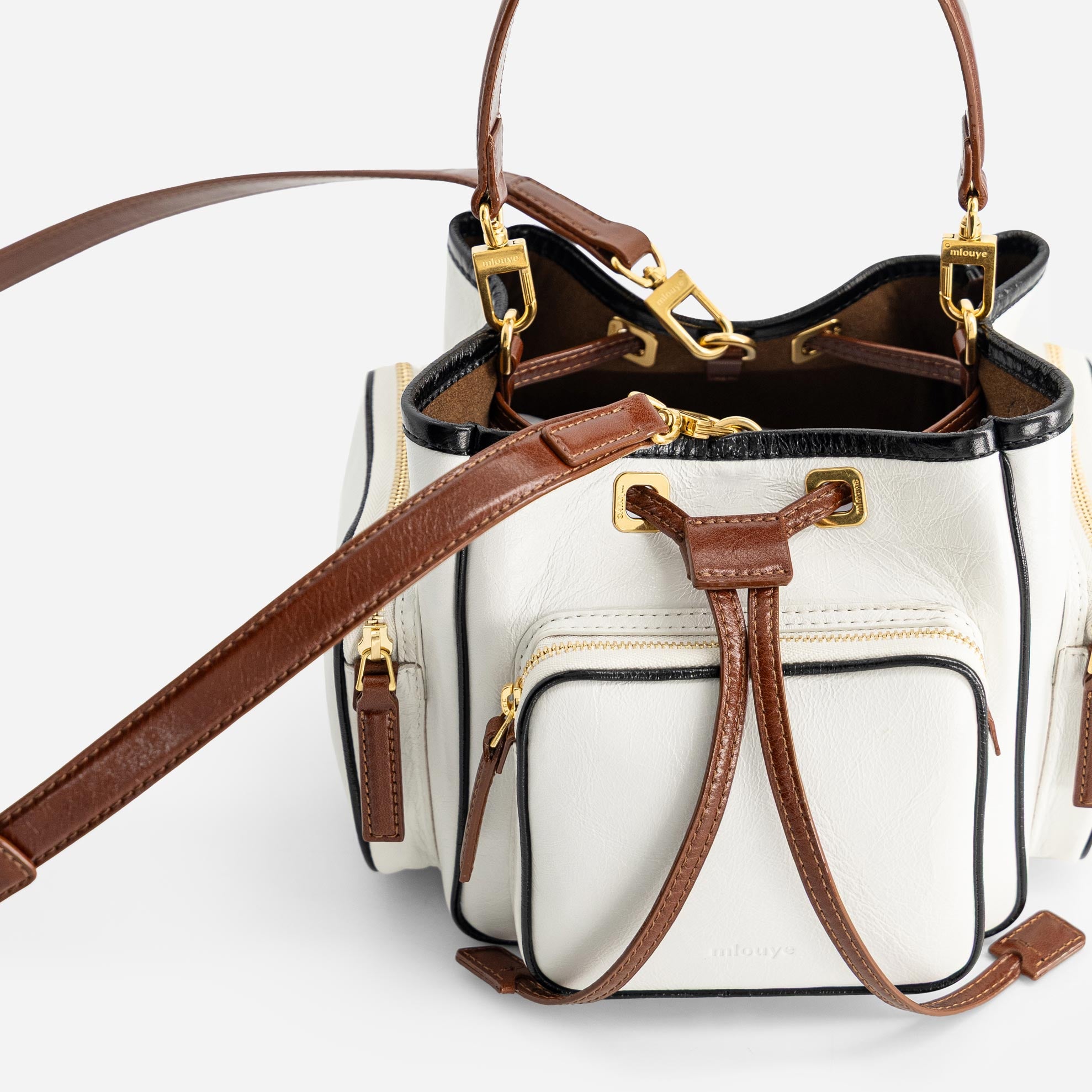 Quad - Crinkled White