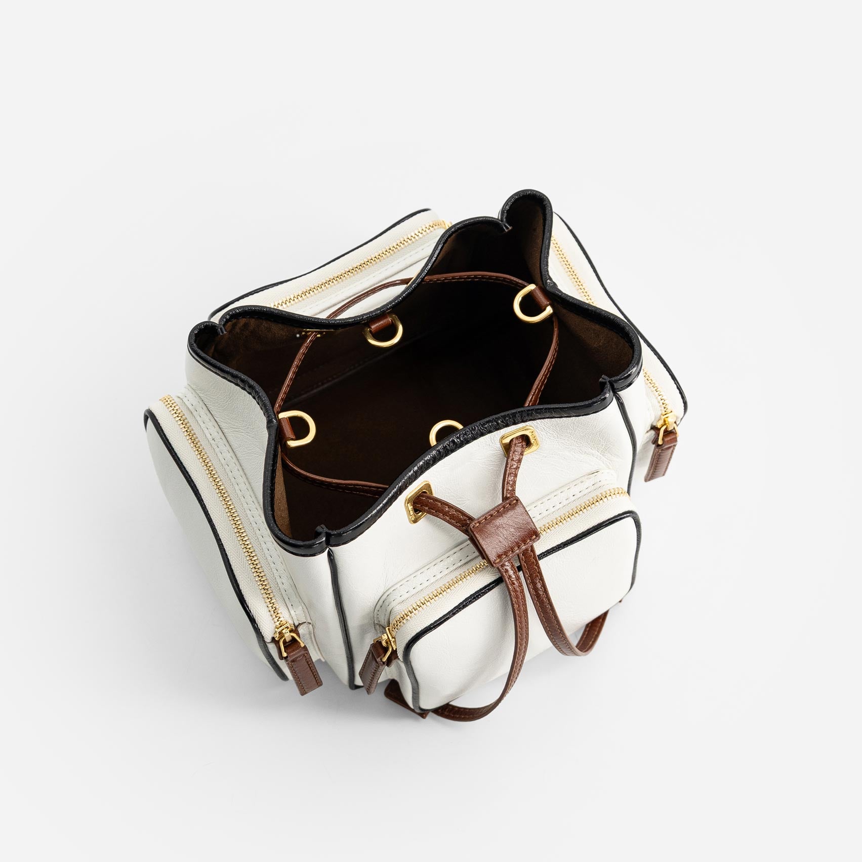 Quad - Crinkled White