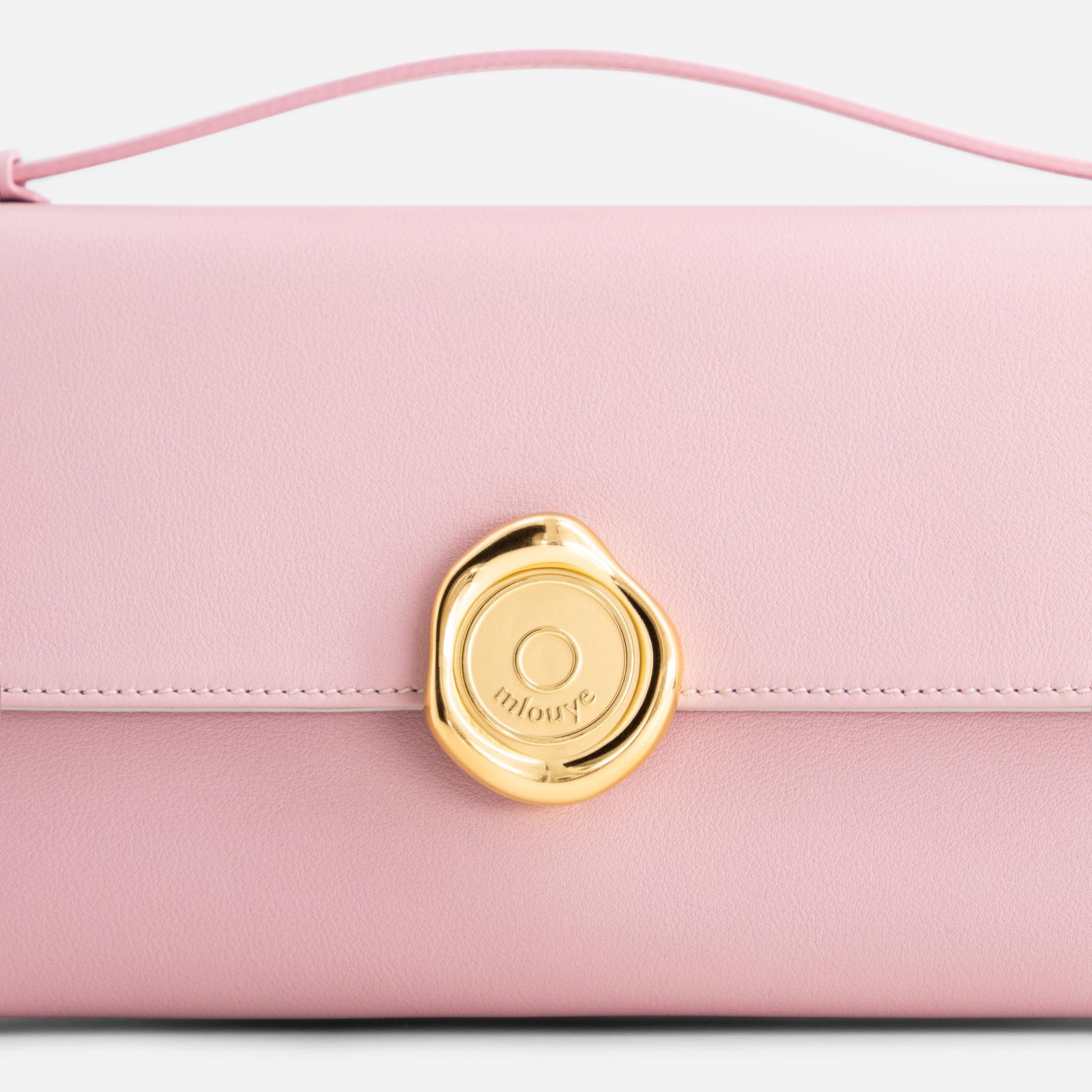 Seal Double Clutch - Baby Pink