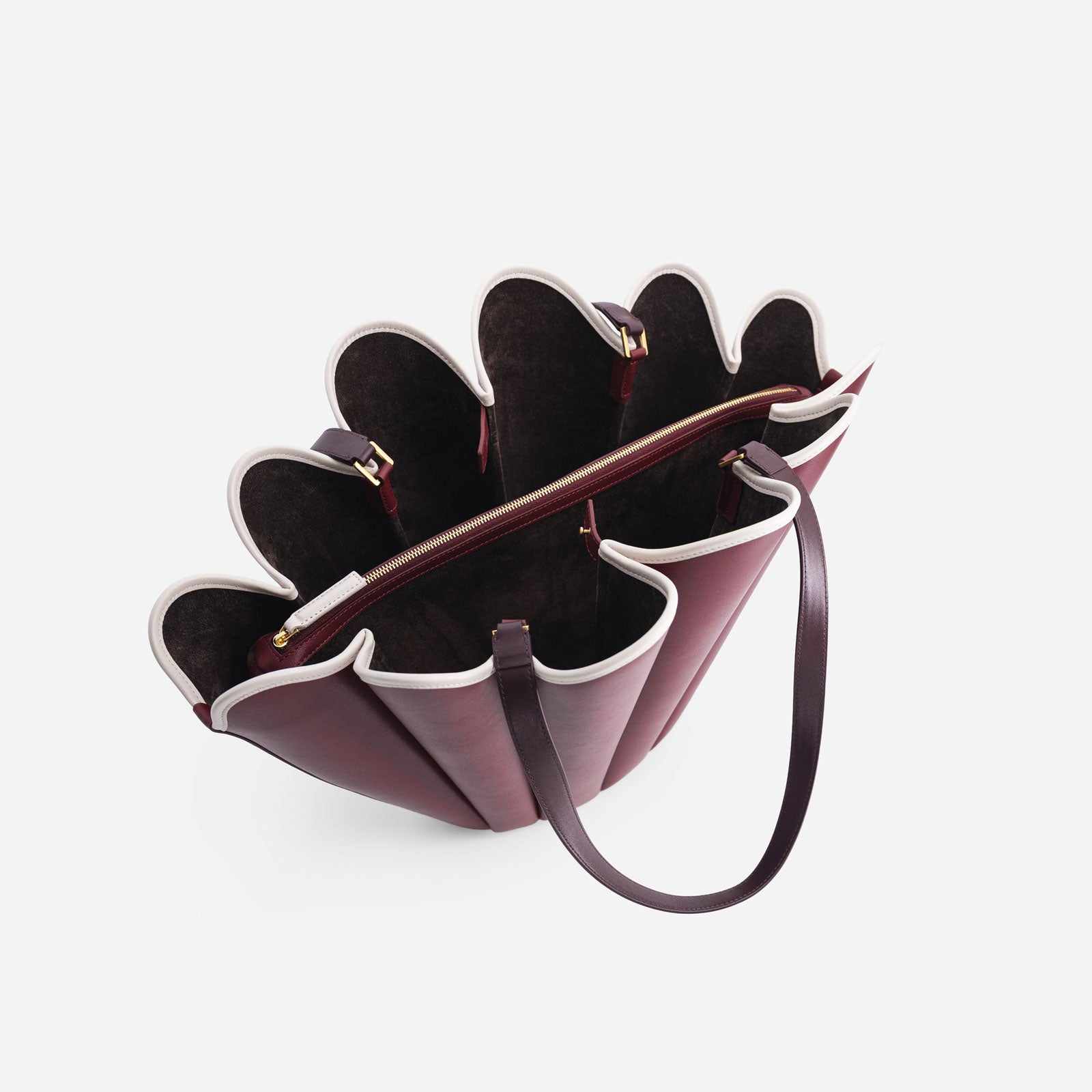 Seashell Tote - Bordeaux