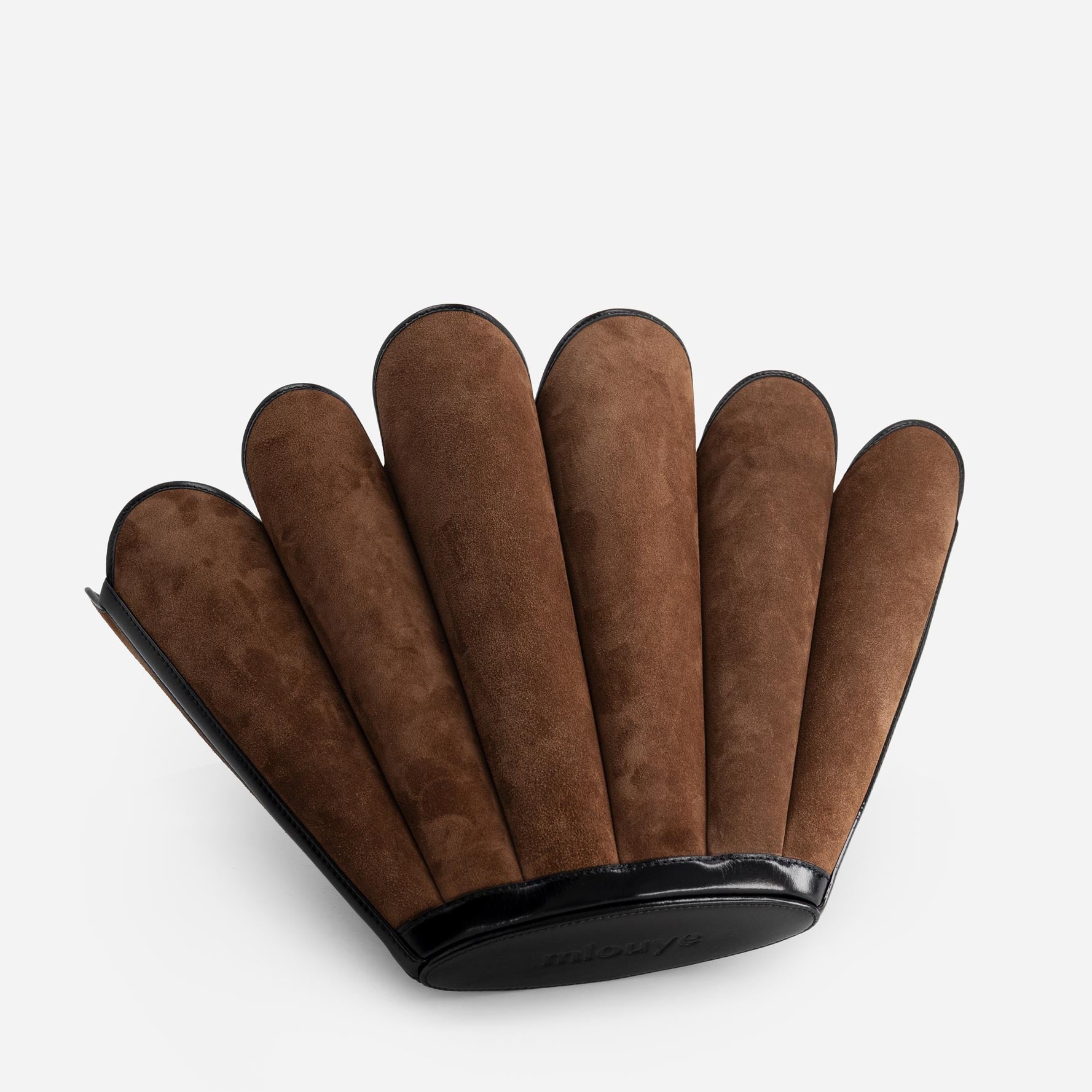 Seashell Tote - Suede Espresso