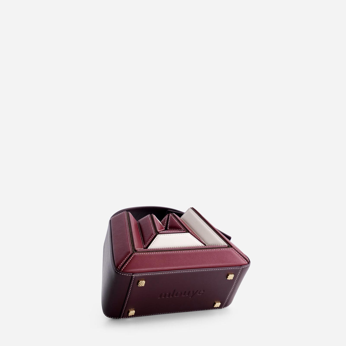 Sera Mia - Bordeaux&Off White