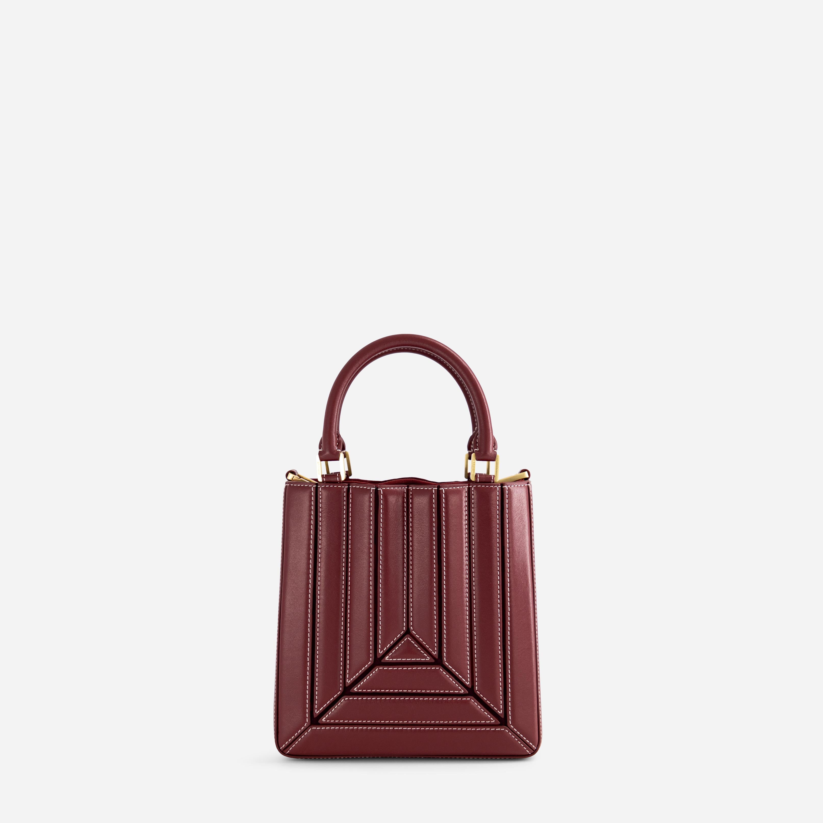 Sera Tall Tote Mini - Bordeaux