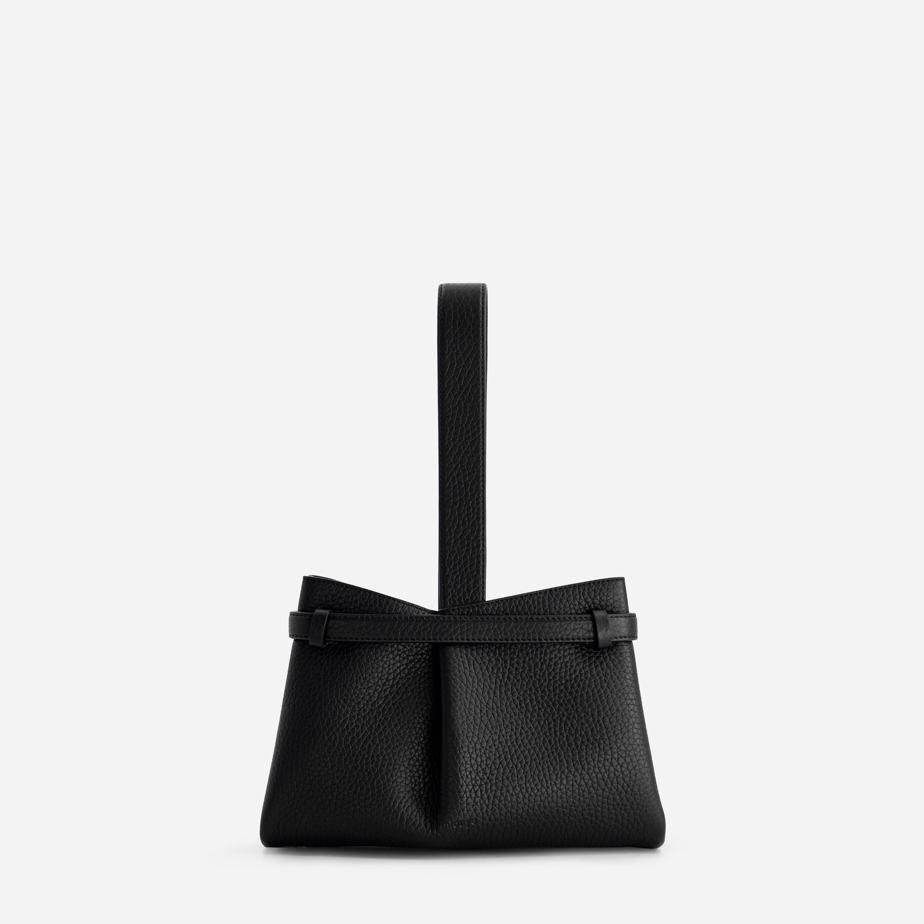 Span Clutch - Grained Black