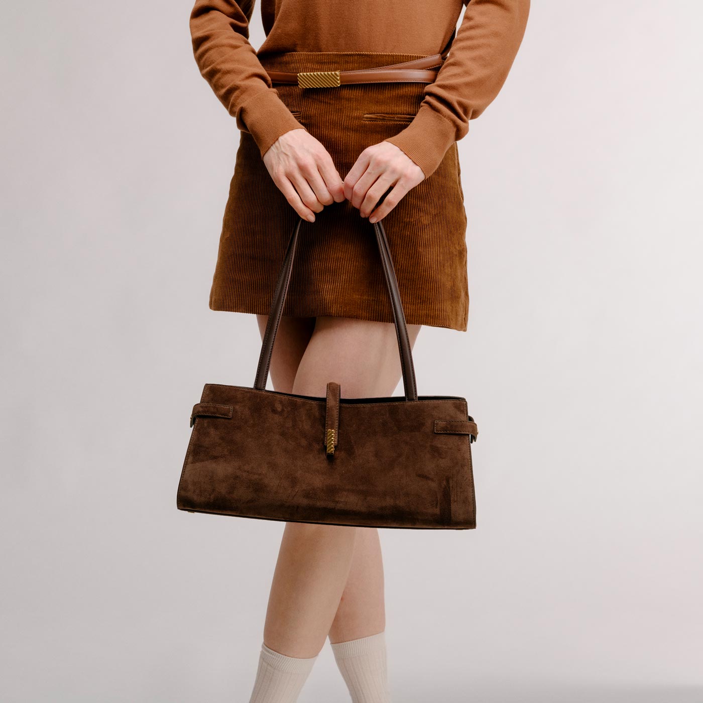 Isla Wide Tote - Espresso